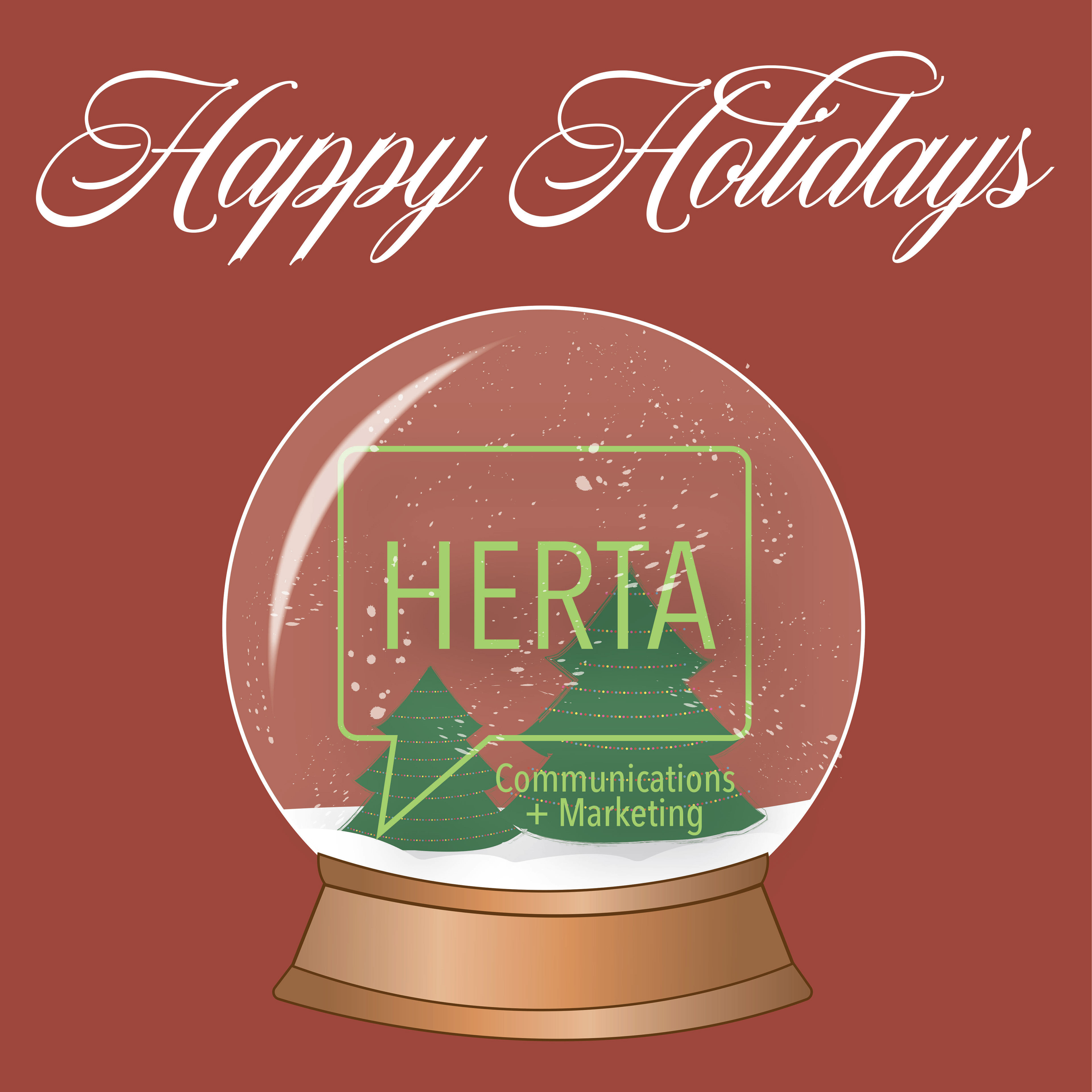 Christmas Card for Herta Communications.