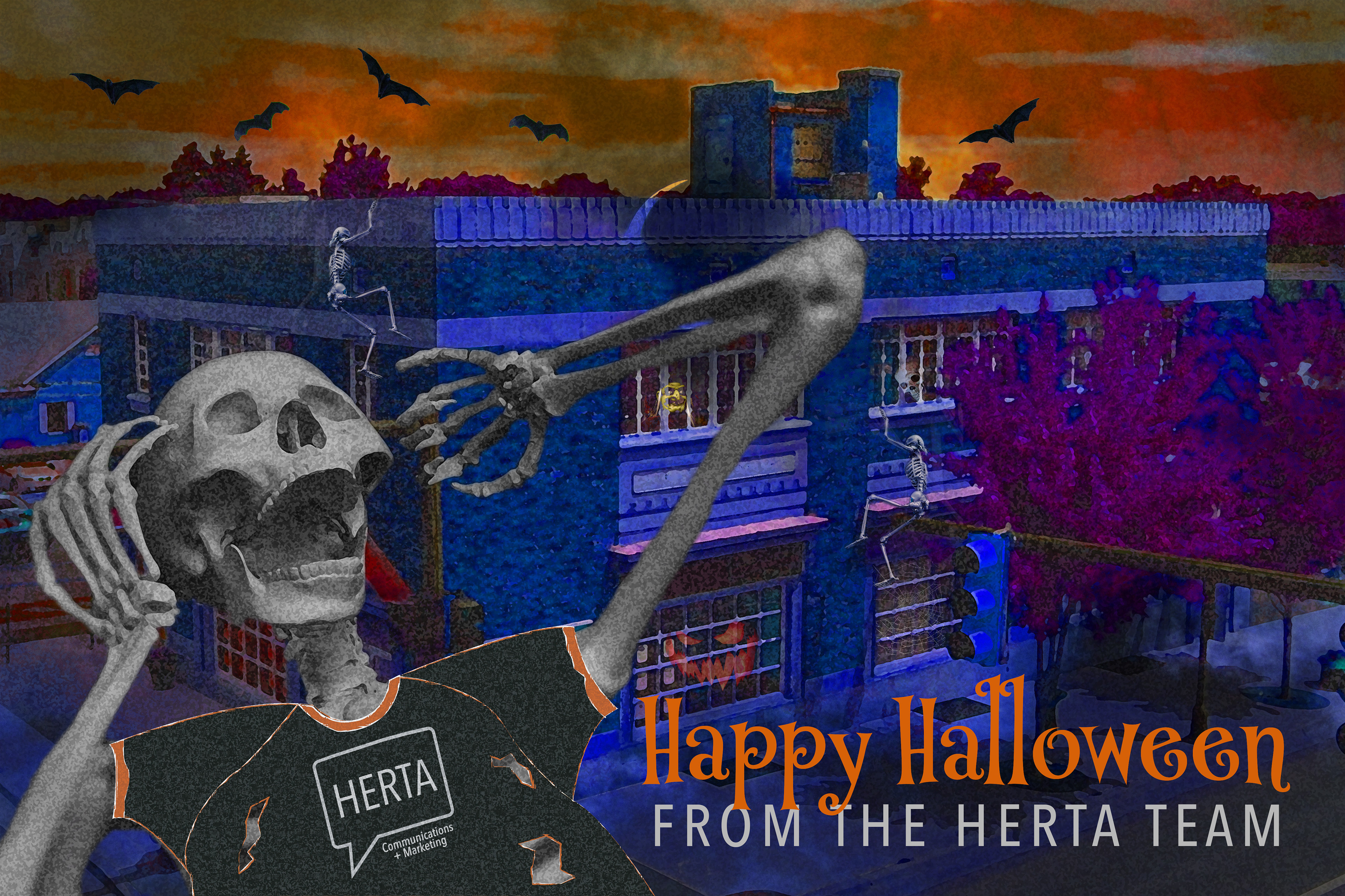 Halloween social media post.