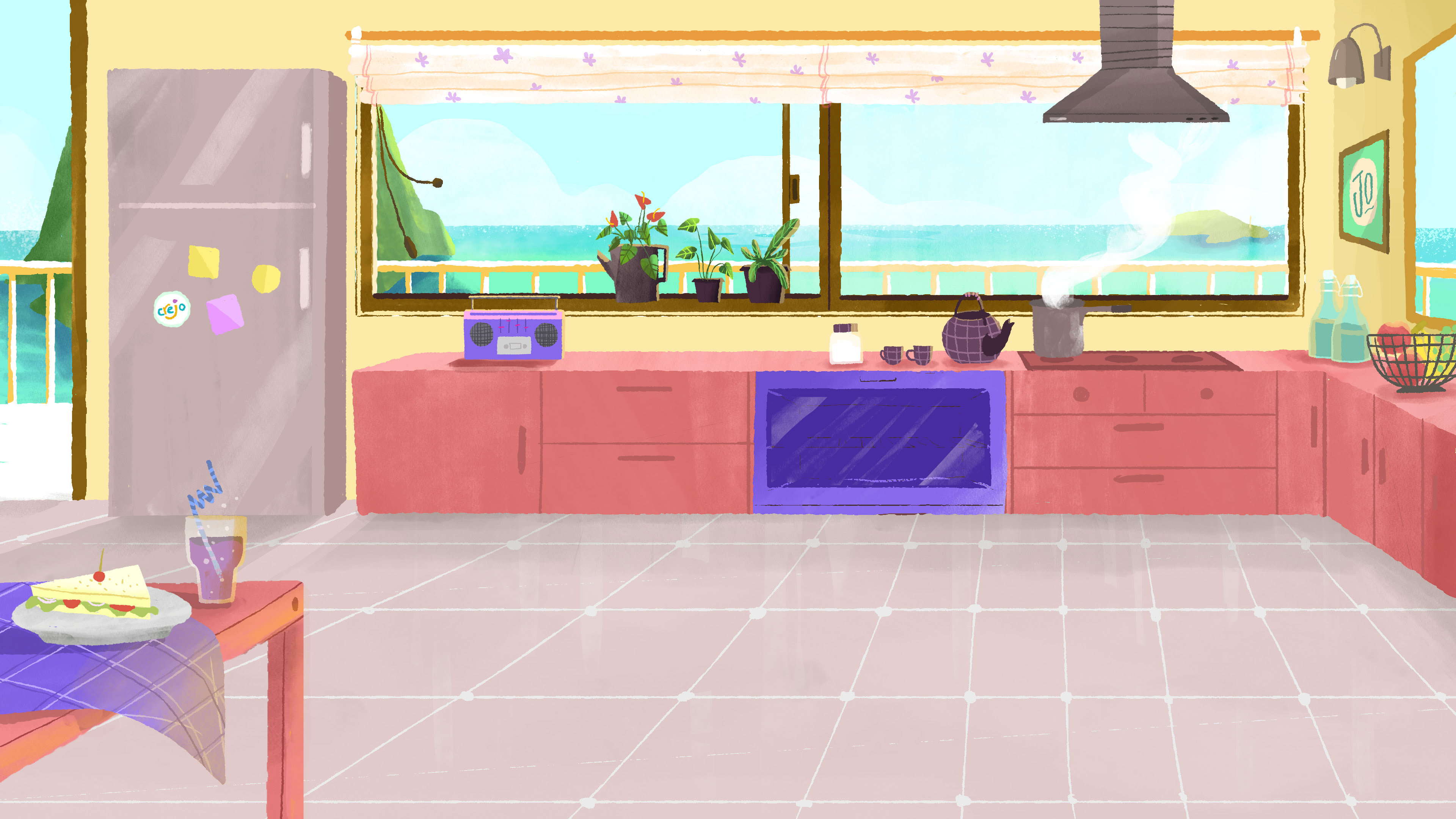 Final colored background