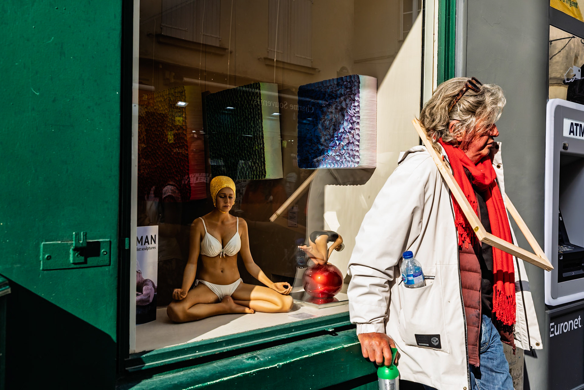 “Framed by Chance” — Rue Norvins, Montmartre