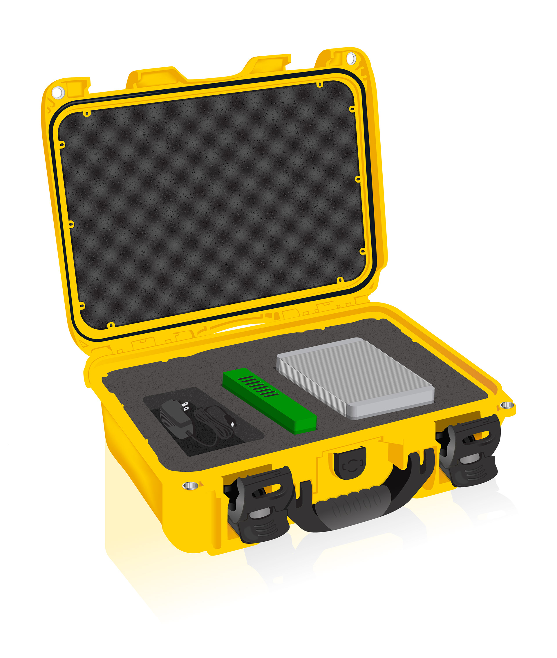 Pelican Case and Valkyrie Hardware Technical Illustration