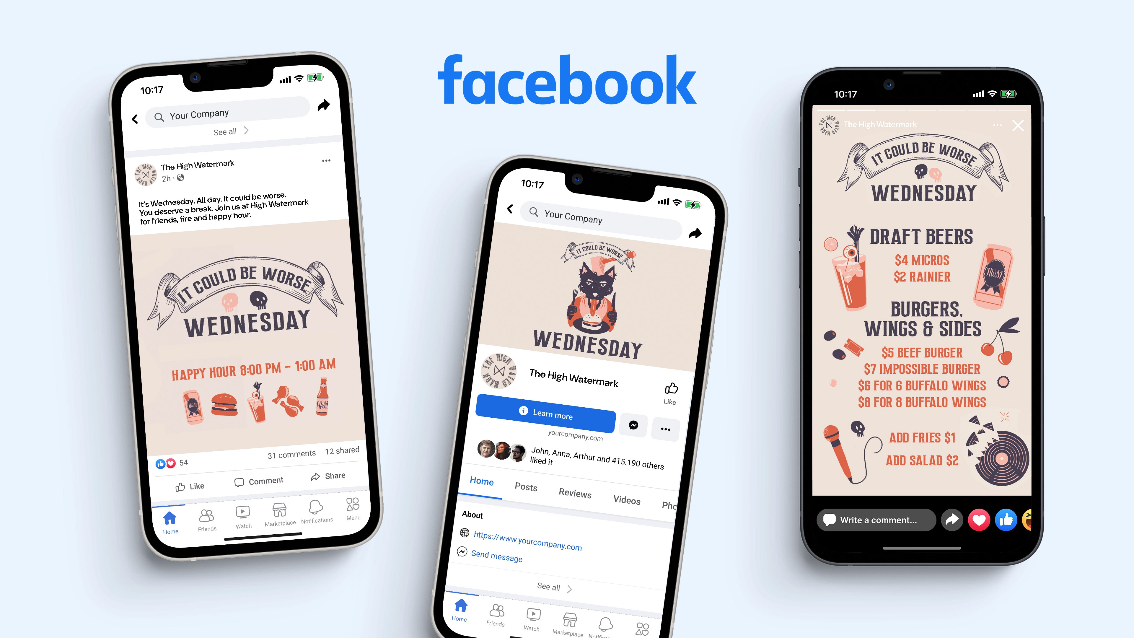 Event design for social media.