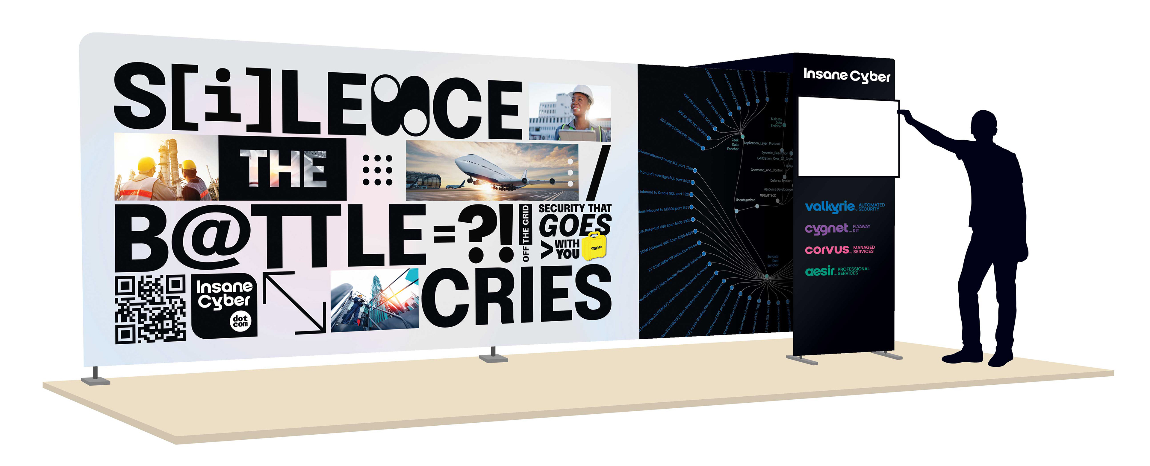 Trade show booth design.