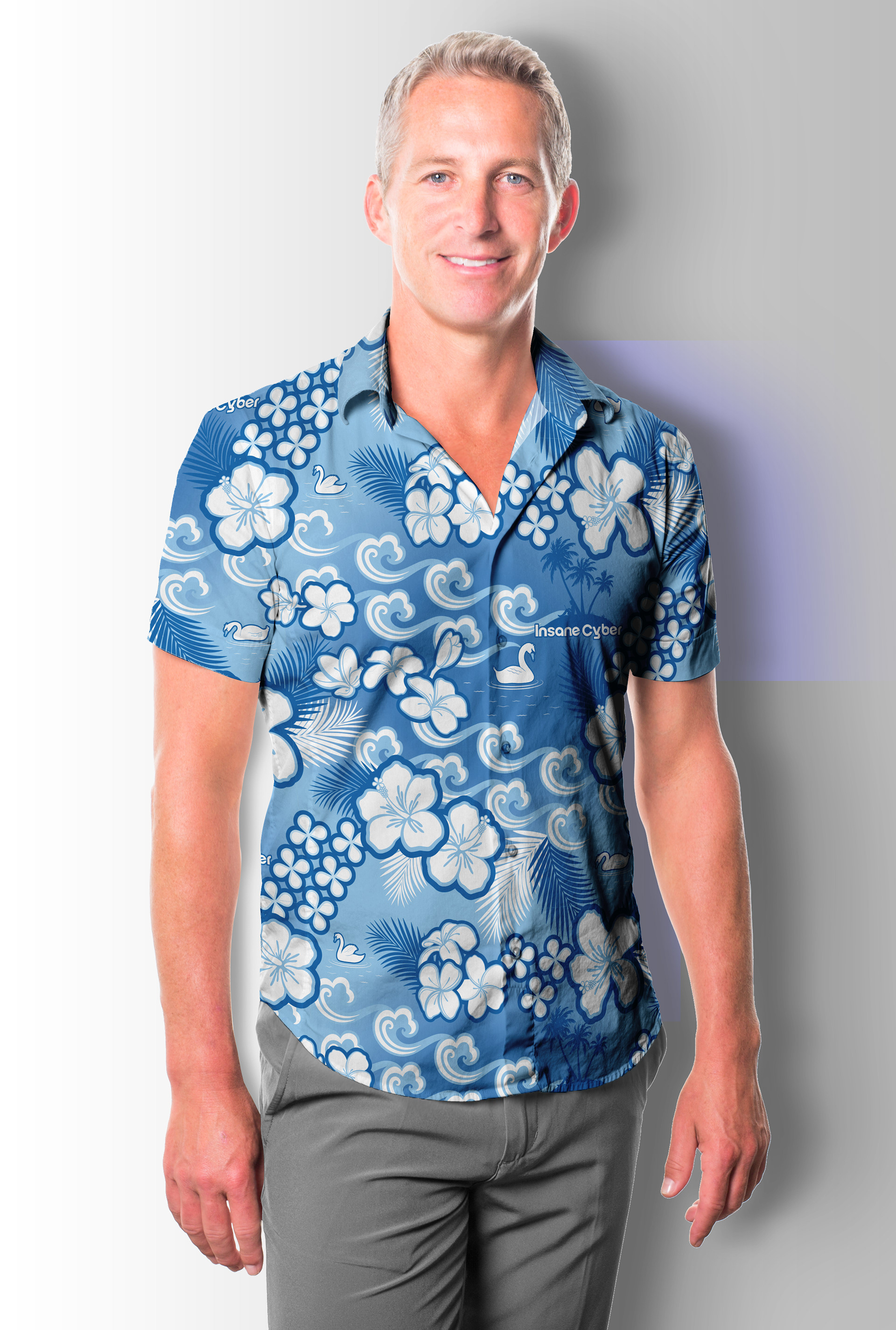 Hawaiian shirt illustration