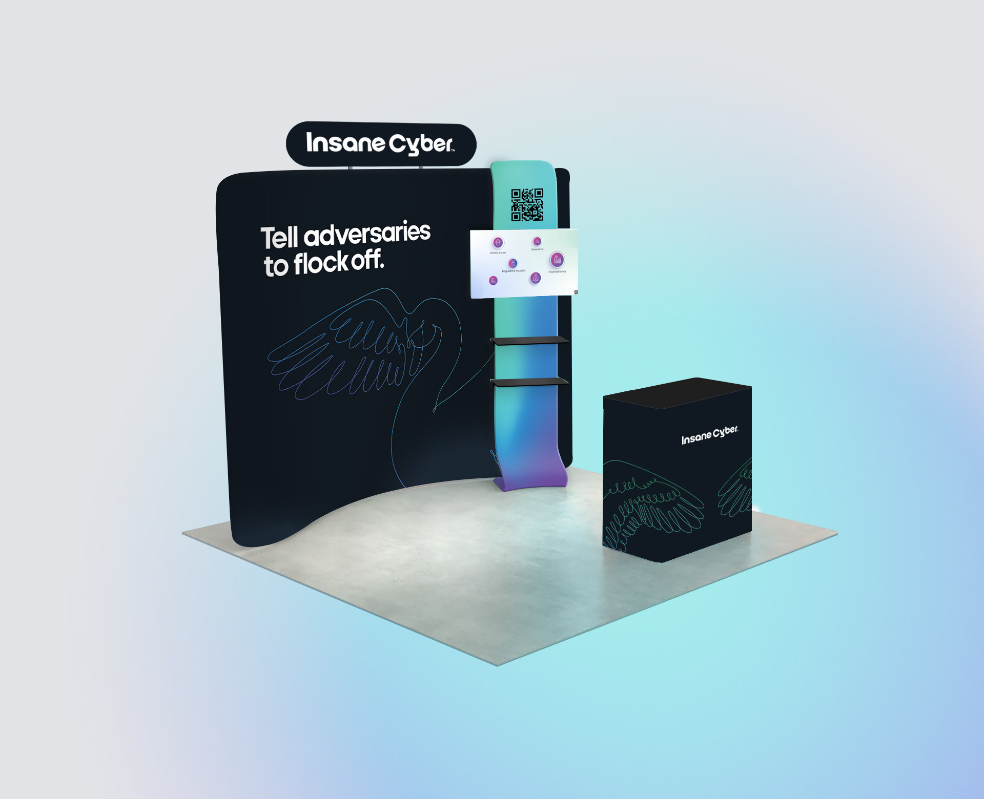 Tradeshow booth design.