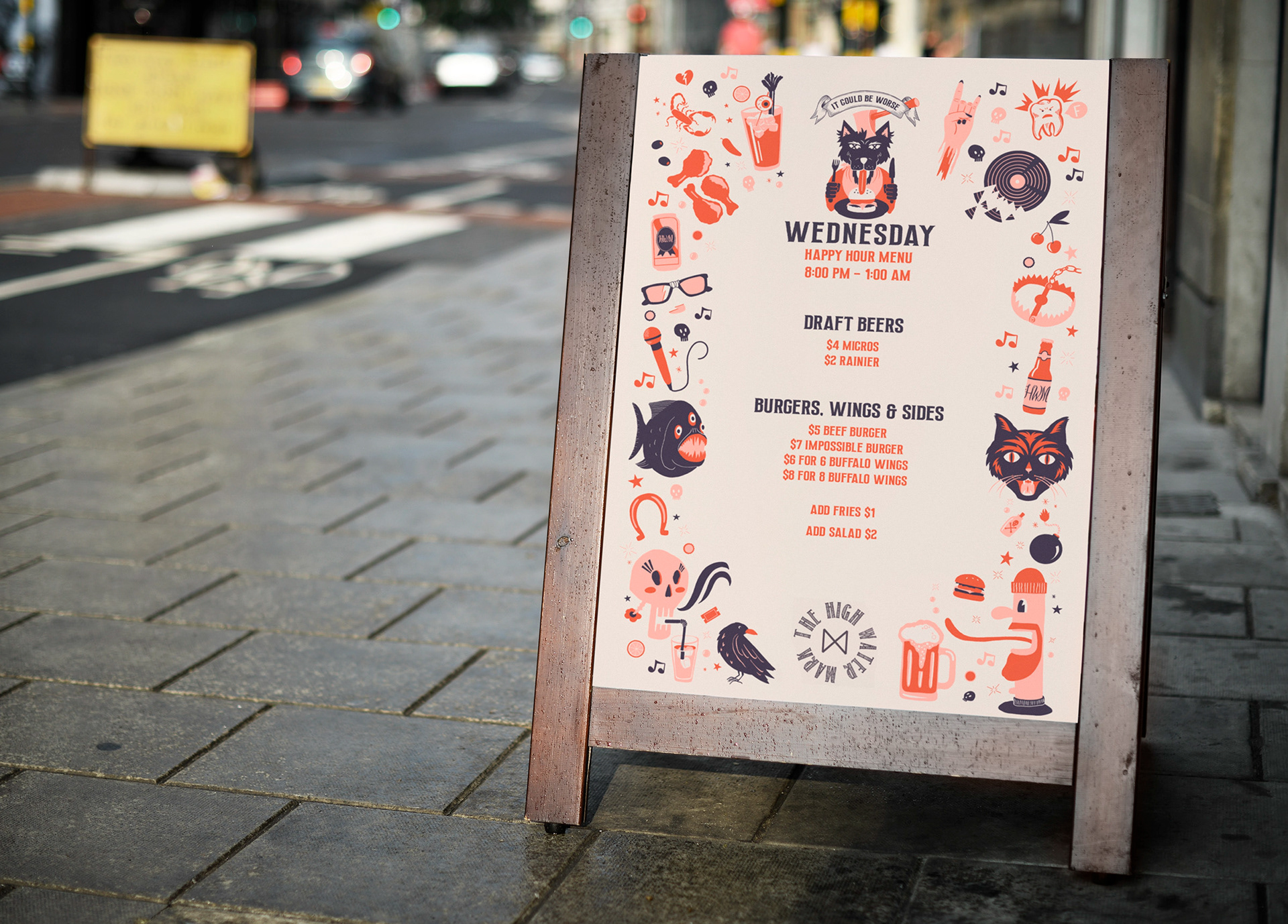 Oversized poster design.