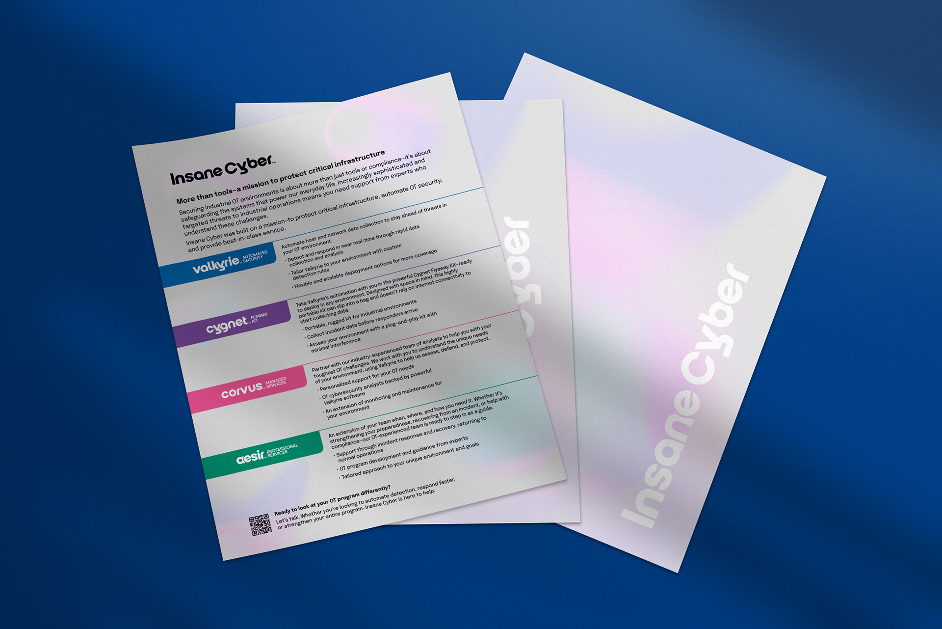 Insane Cyber Salesheet design