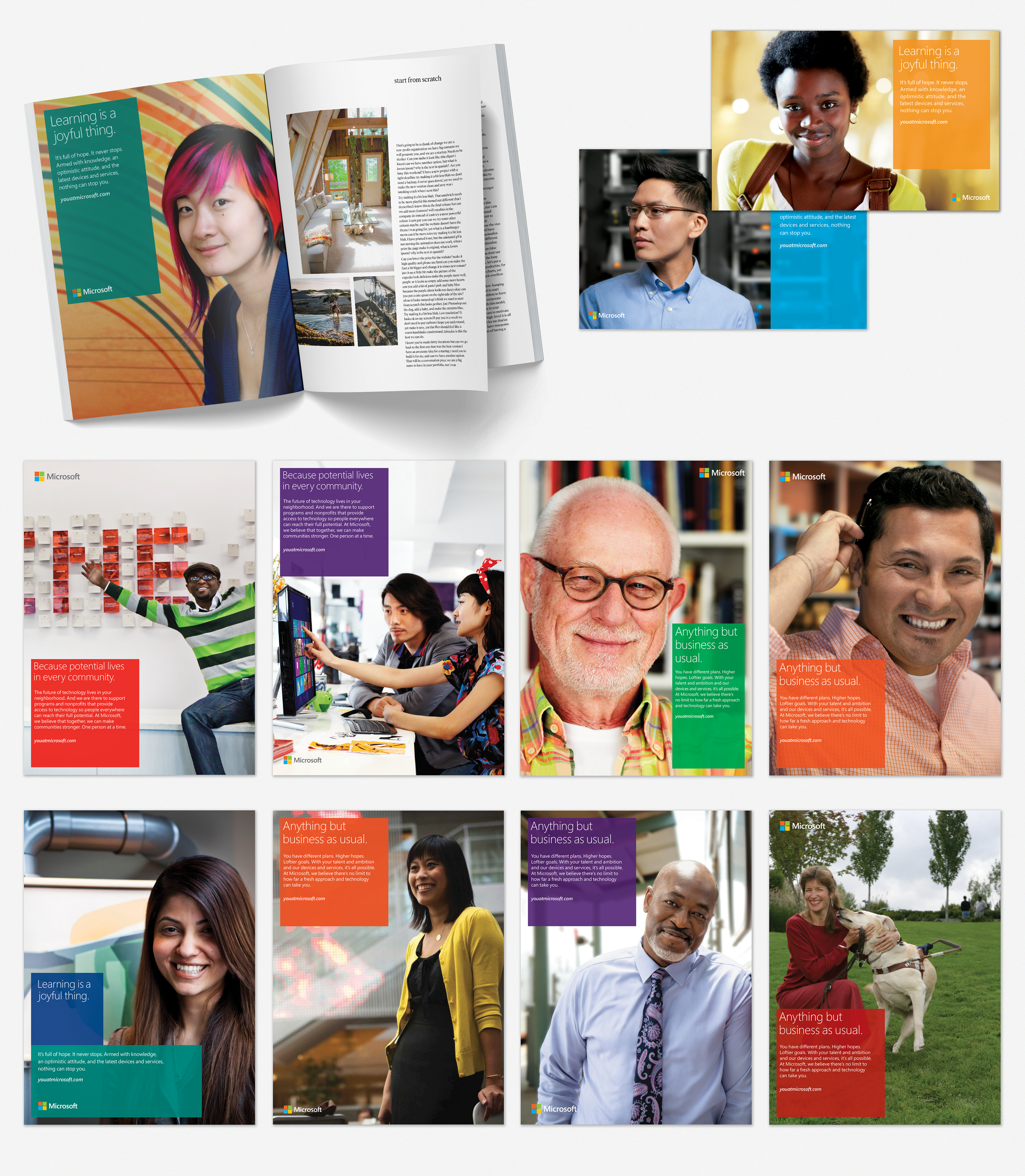 Talent Acquisition Magazine Ad Layouts