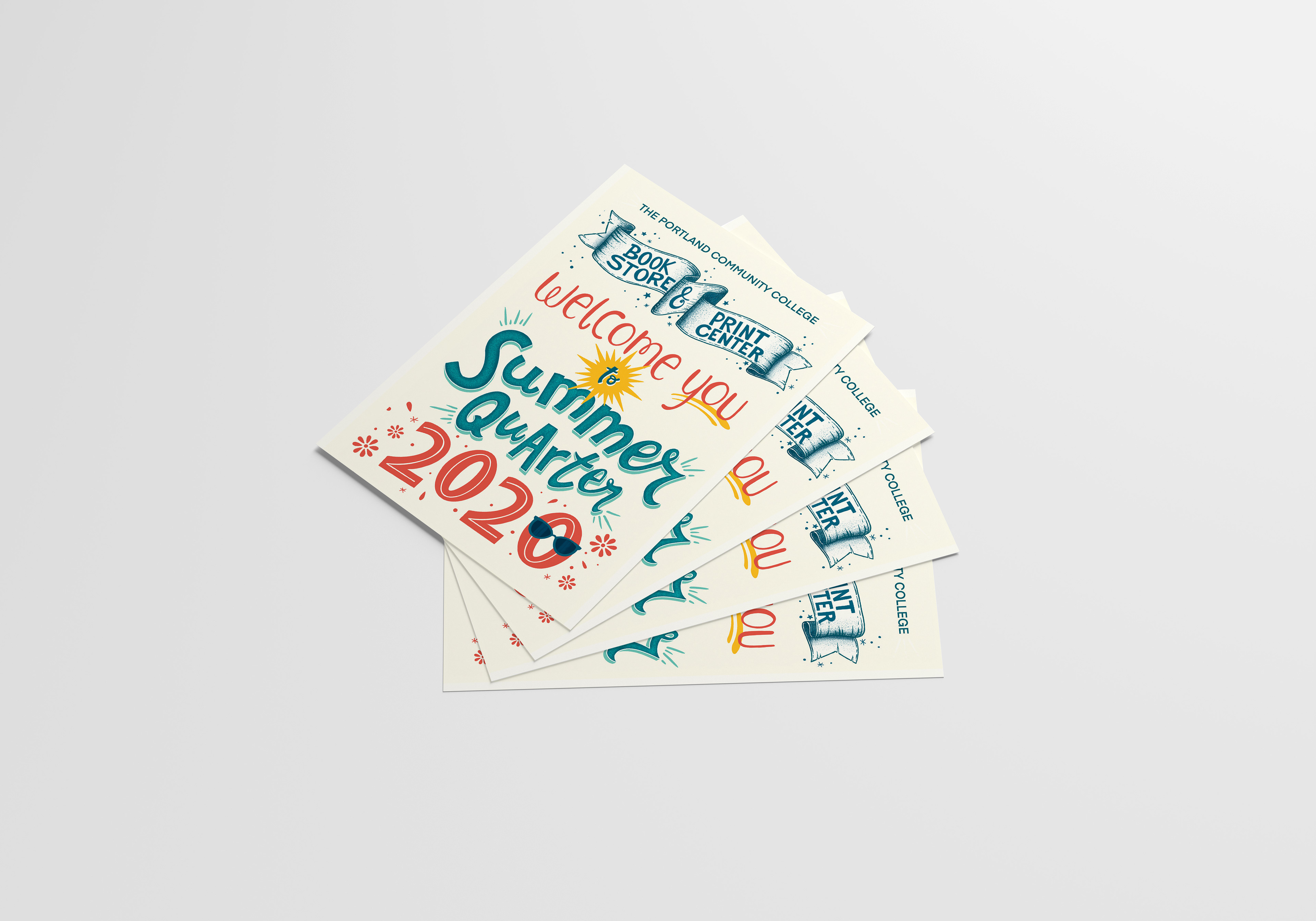 Flier insert design for bookstore purchases.