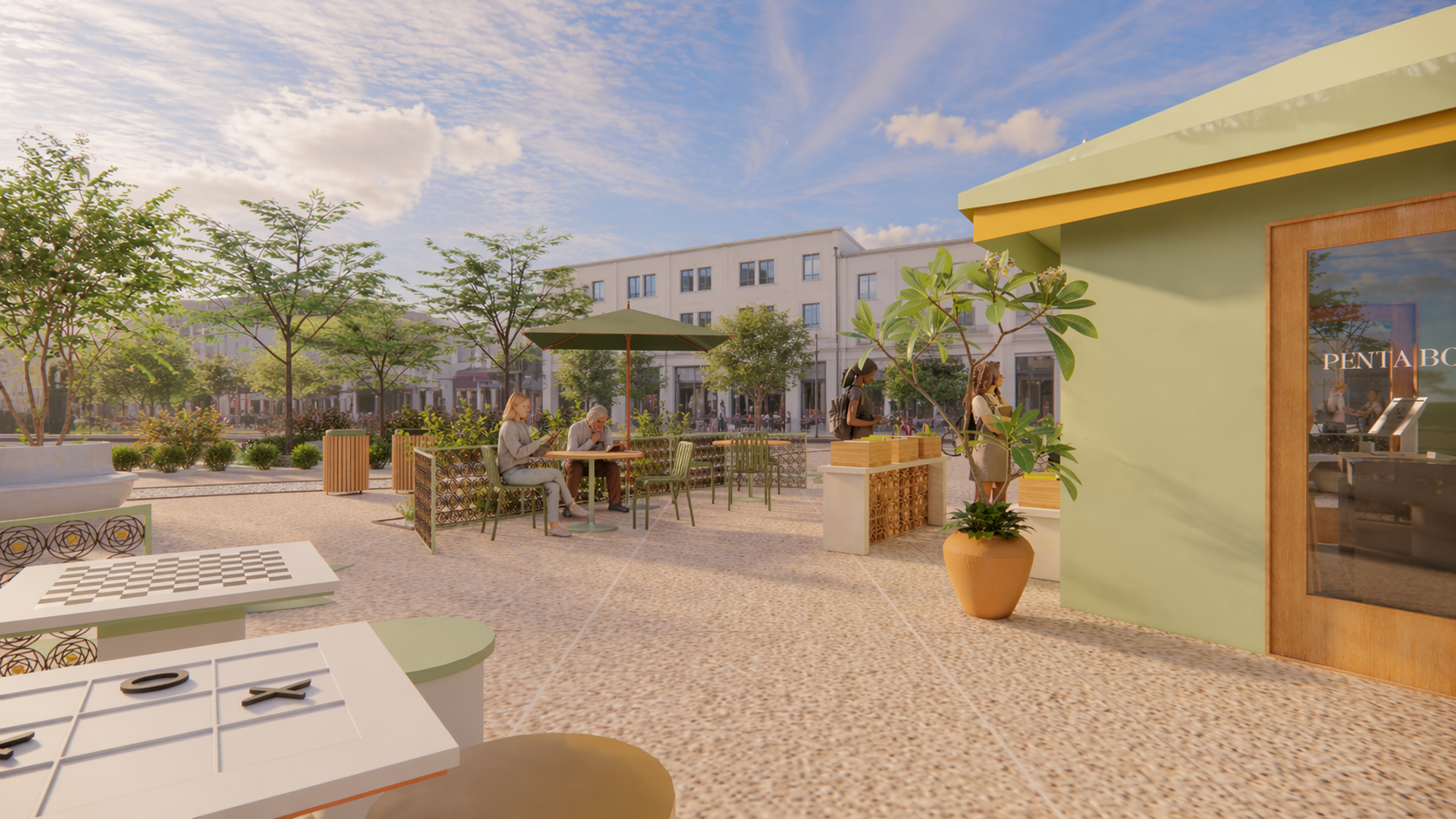 Cafe & Game Tables