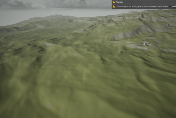 Landscape in engine