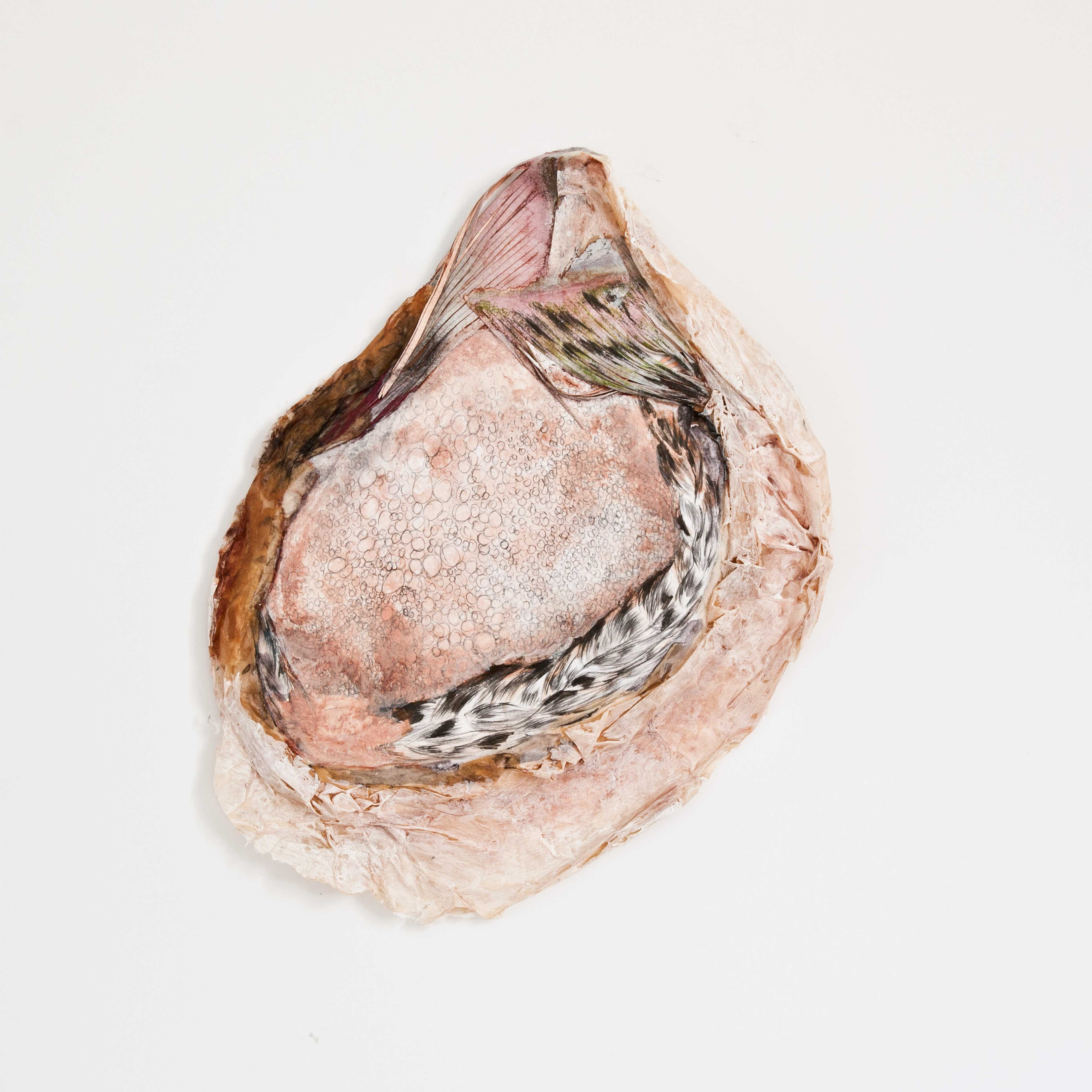 drawing/ shaped paper 2016 26x21cm paper/ graphite/ ink 