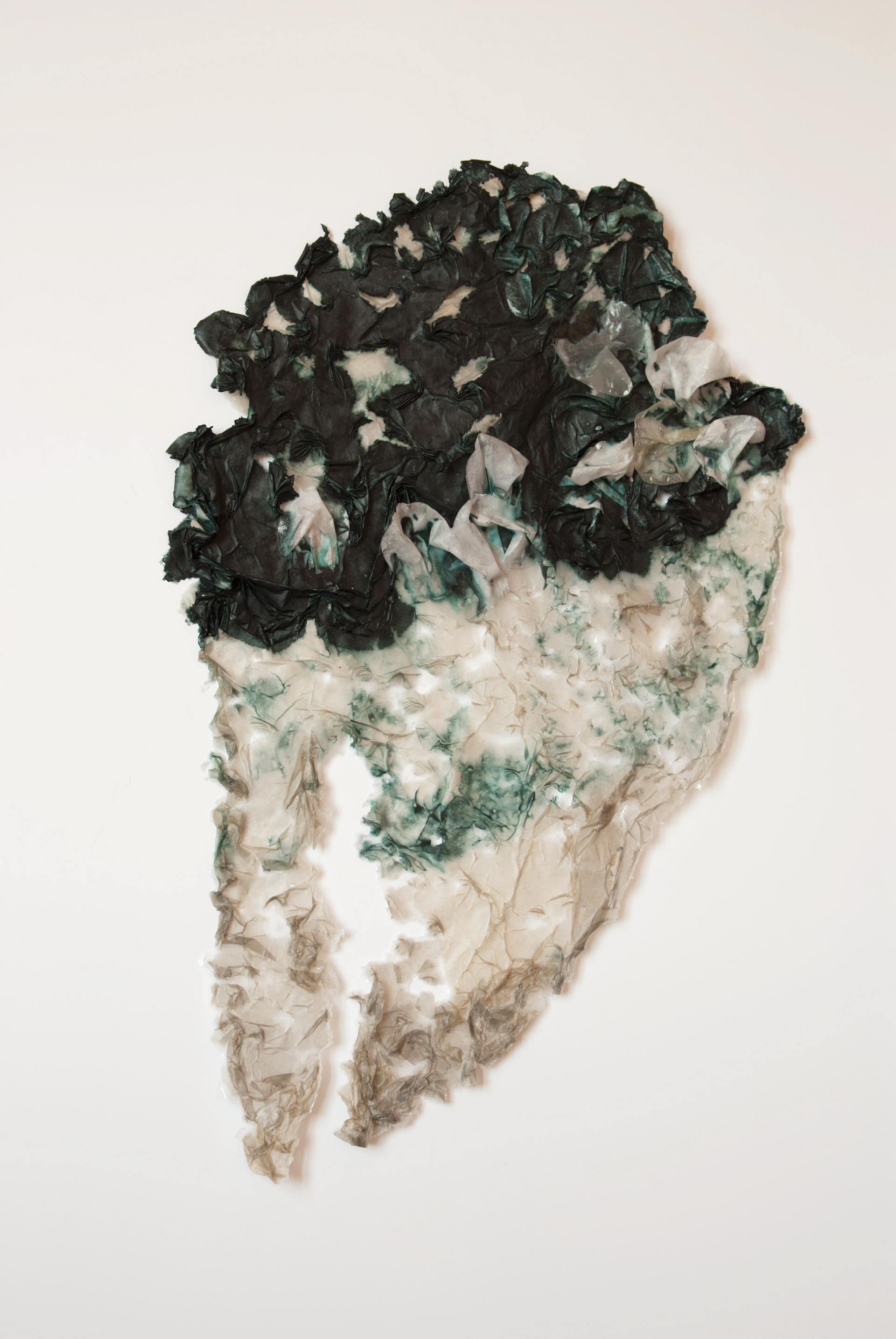 drawing/ shaped paper 2017 55x34cm paper/ pigment/ ink 