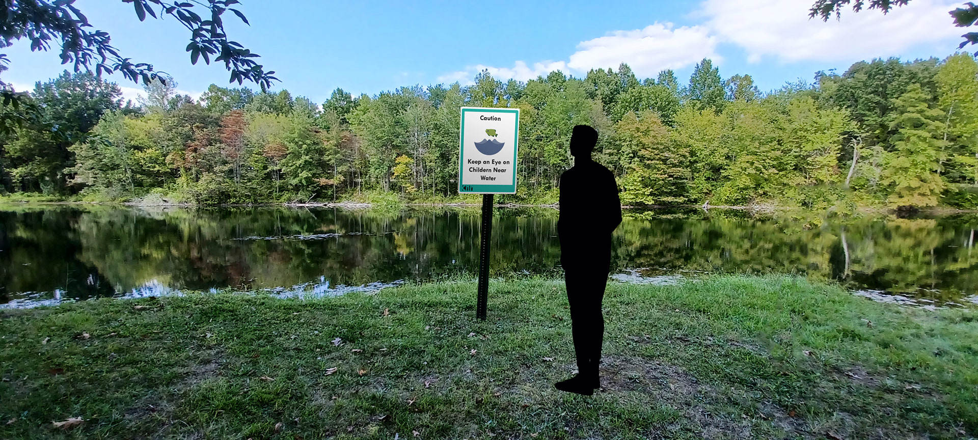 Caution Water Sign