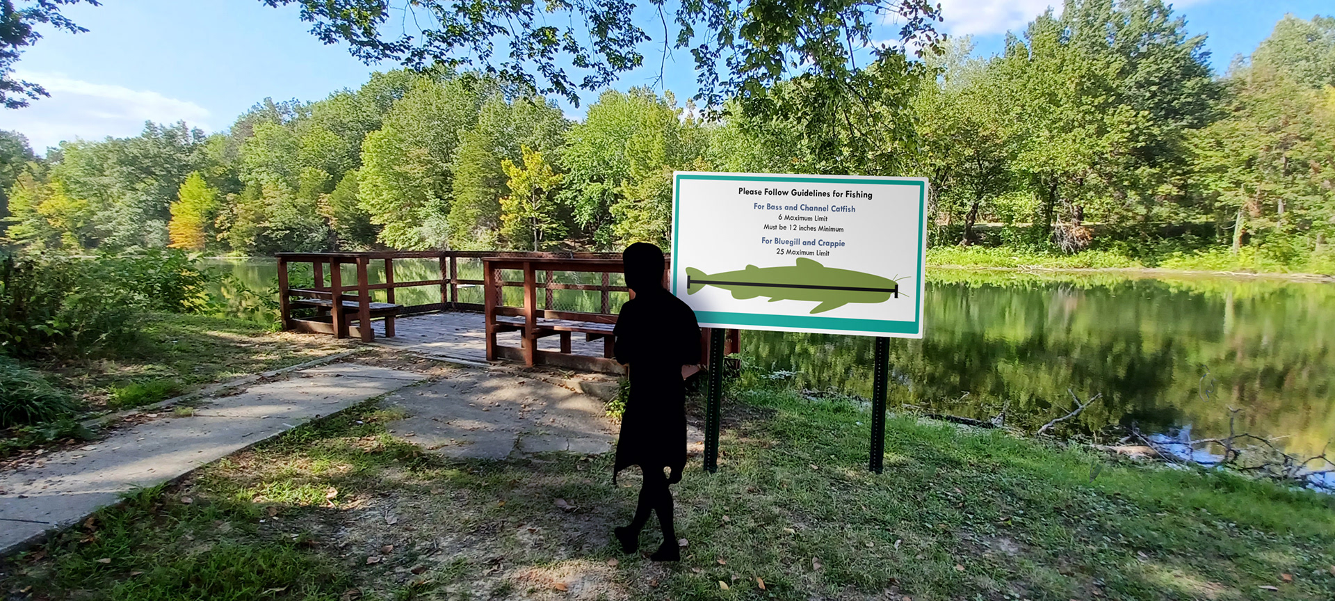 Fishing Guide Sign