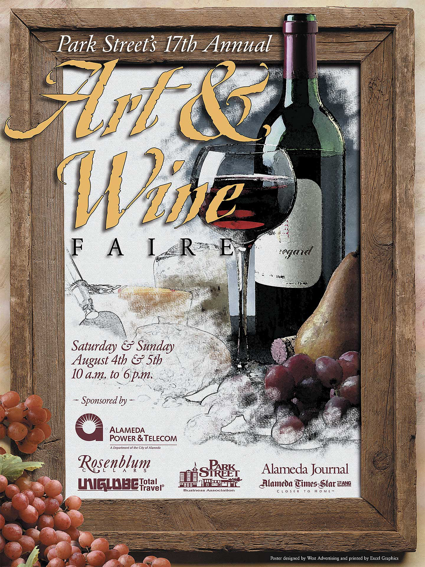 Art & Wine Faire Poster – 2002