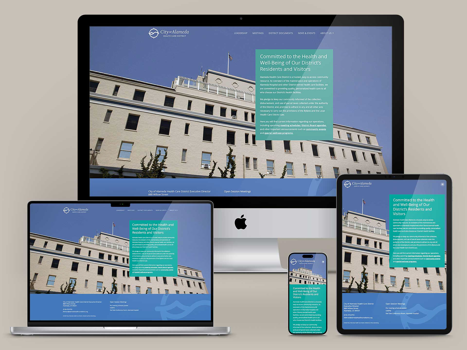 Alameda Health Care District Website