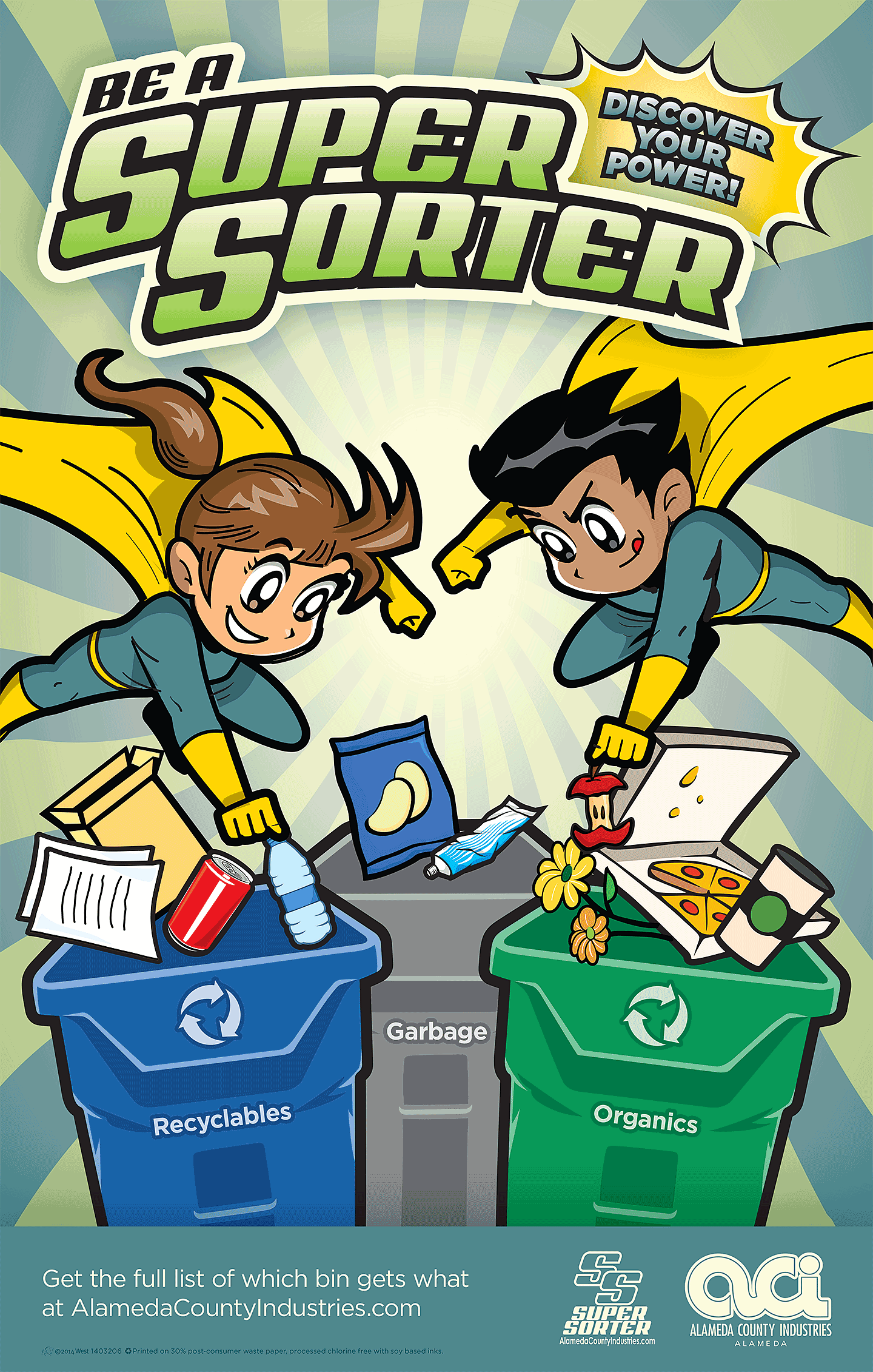 Alameda County Industries Super Sorter Poster