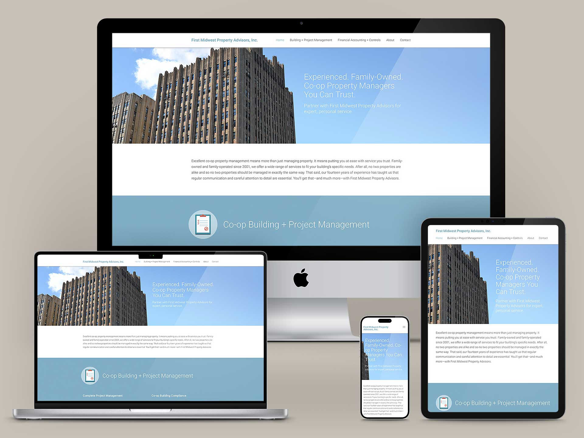 First Midwest Property Advisors Website