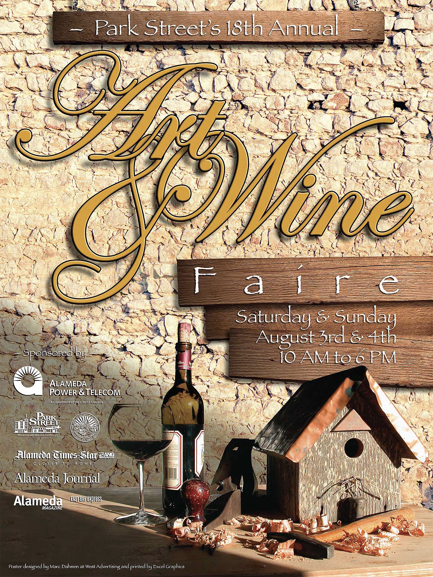 Art & Wine Faire Poster – 2003