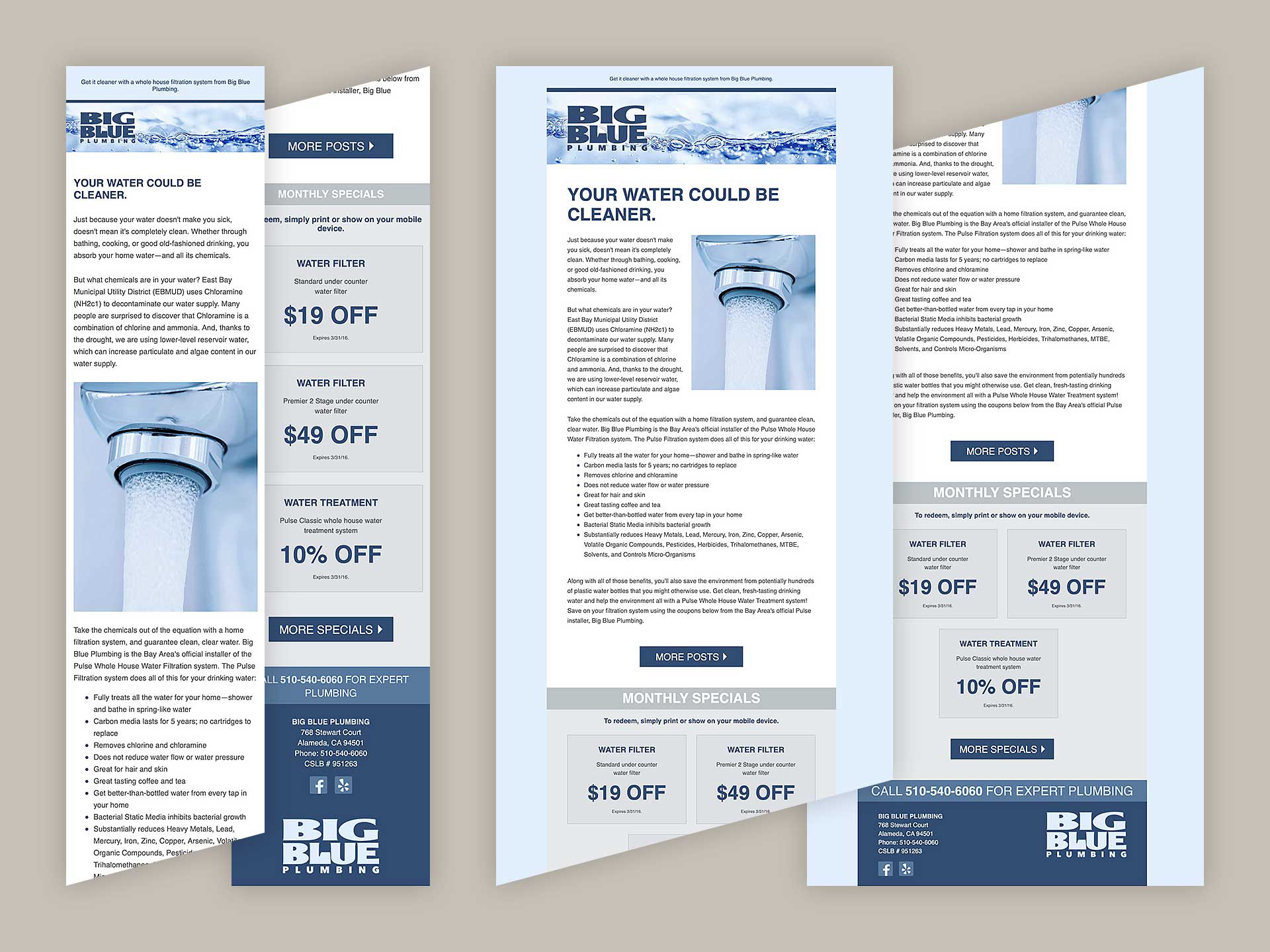 Big Blue Plumbing Email