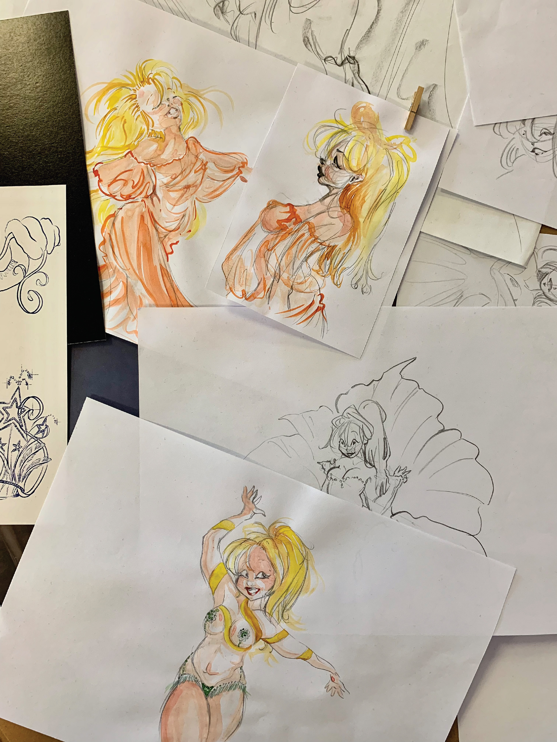 femme - Advanced sketches