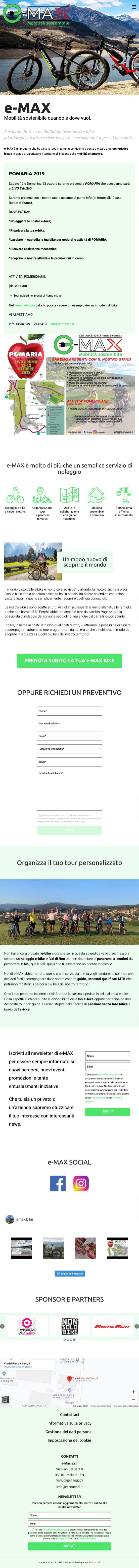 Home page - Tablet