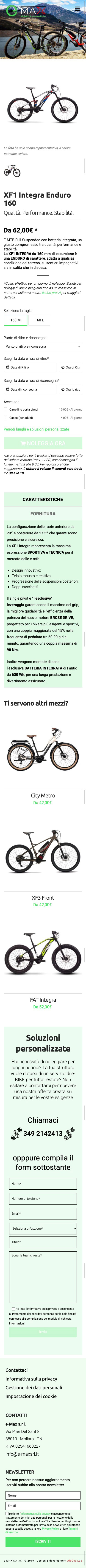 Scheda veicolo - Mobile