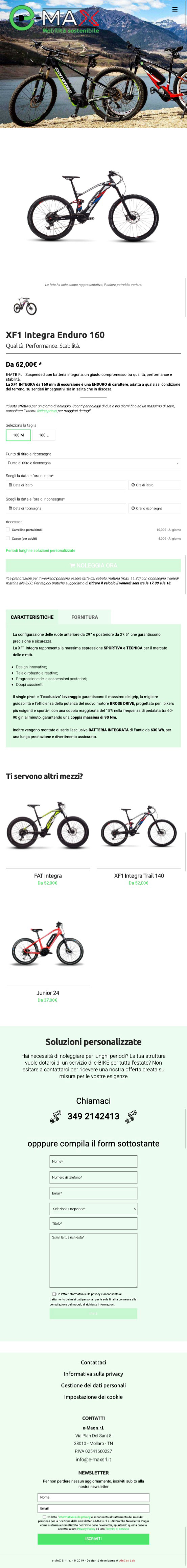 Scheda veicolo - Tablet