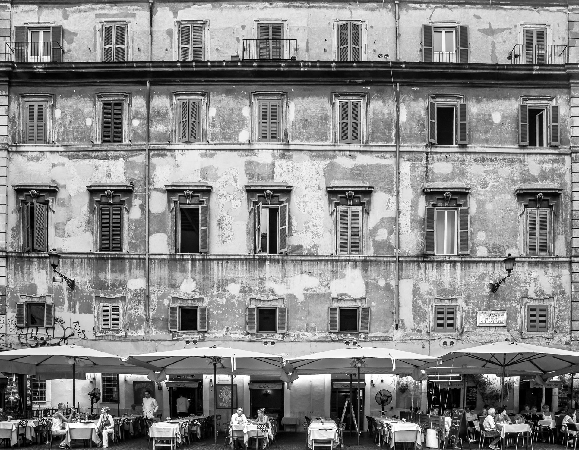 Piazza Trastevere, Roma