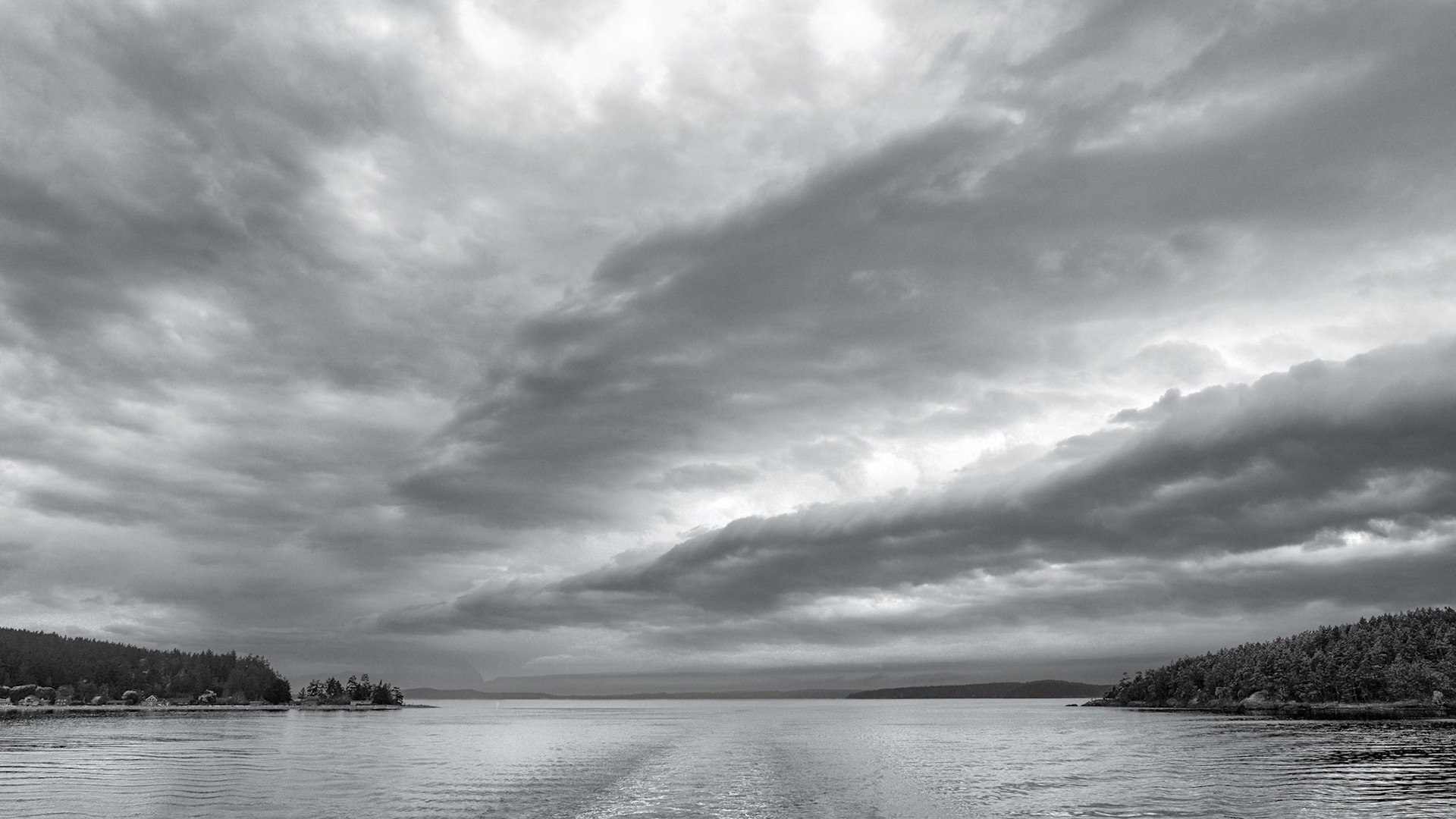 San Juan Silands from ferry, Oct 2025