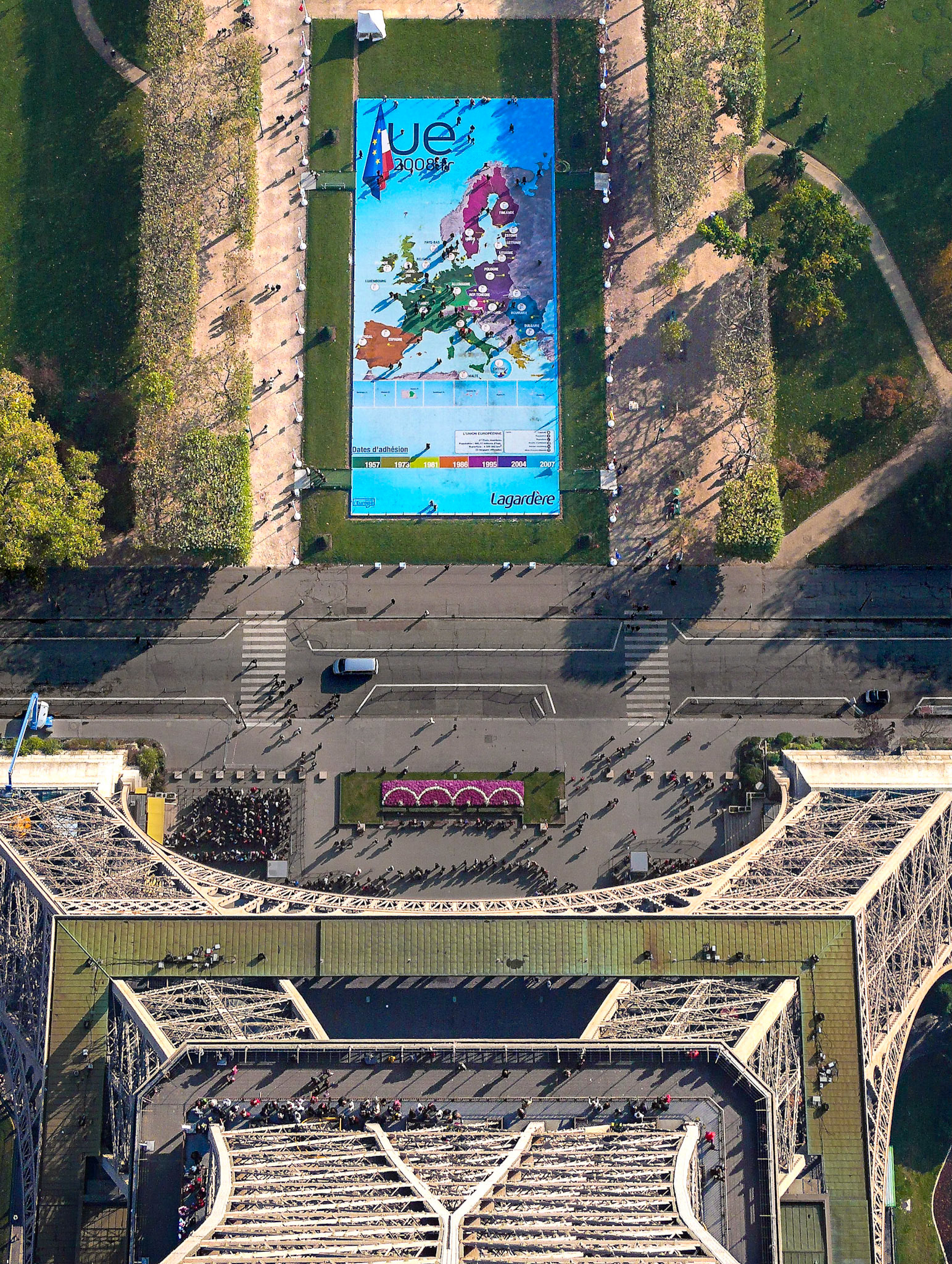 From Eiffel Tower, Paris  Oct 29, 2008