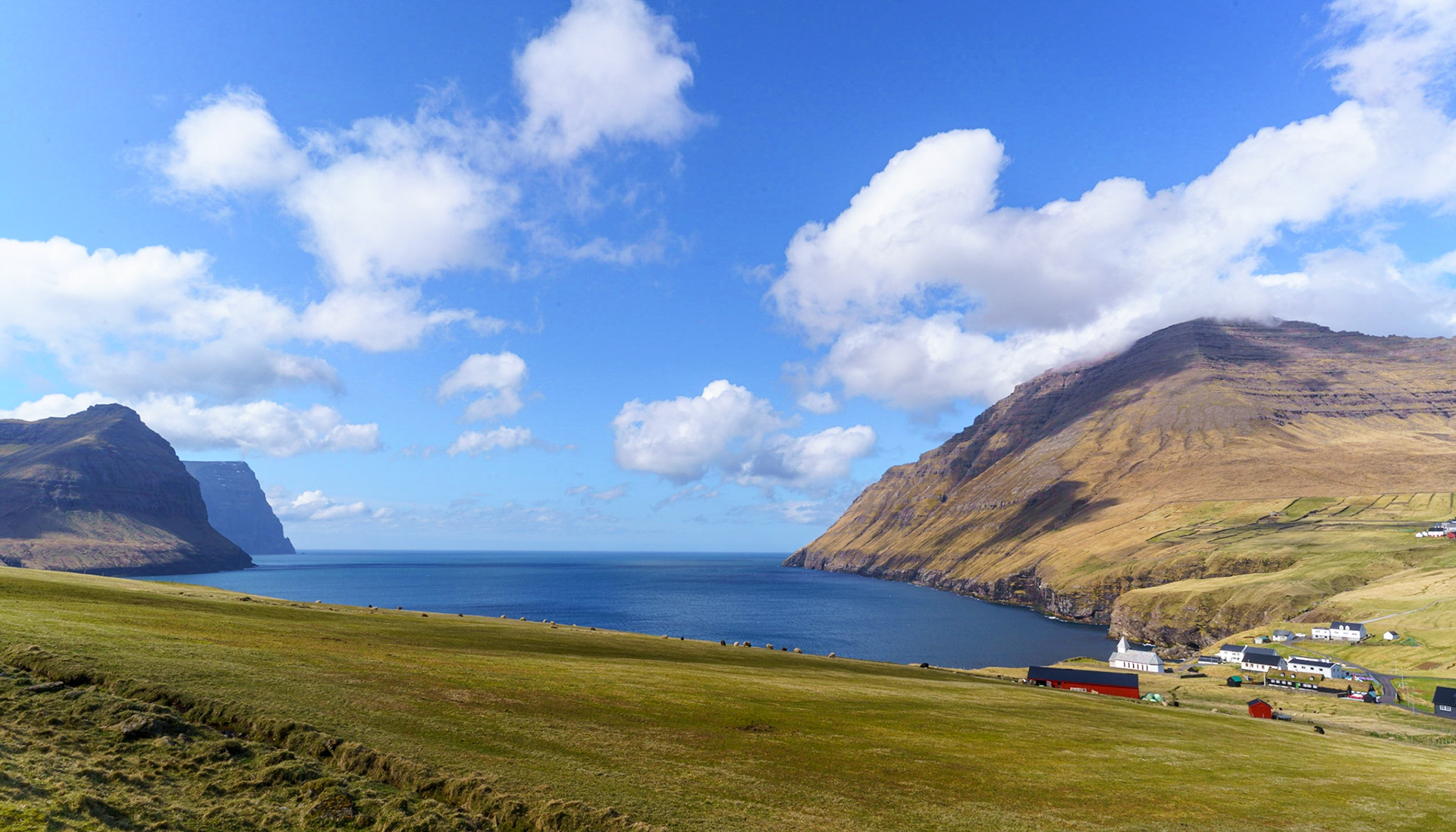 Villge of Vidareidi, on island of Vidoy