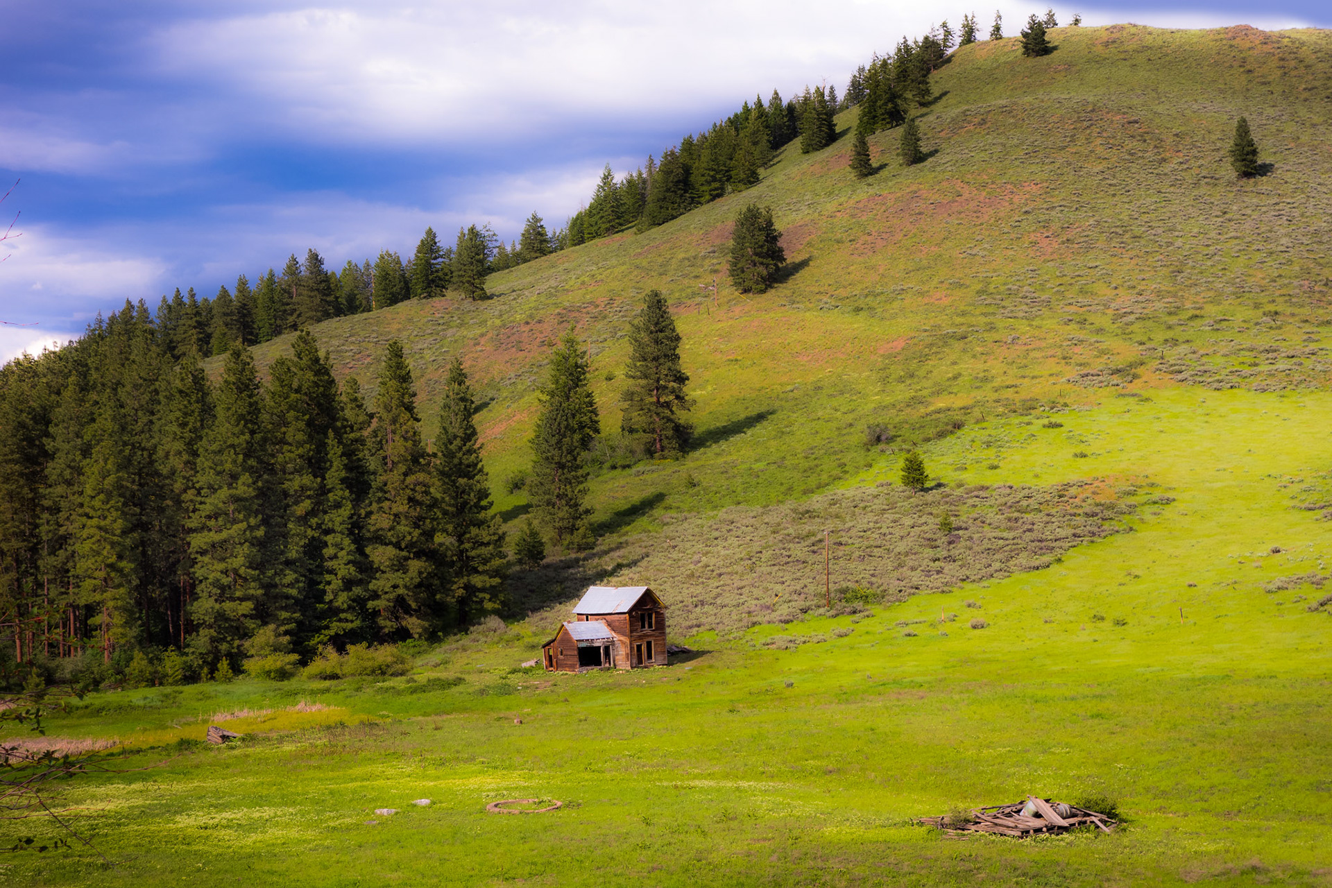 The old Miller place, near Roundezvous