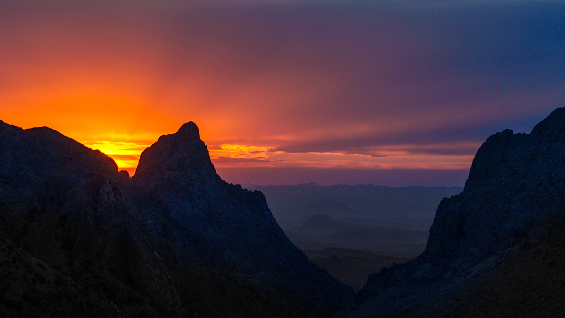 The Notch, Big Bend NP, April 2024