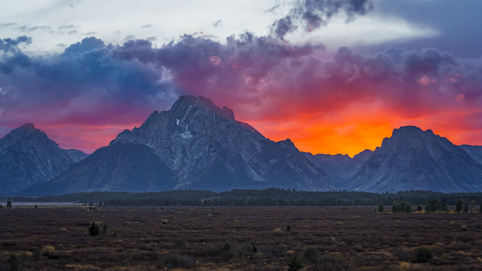 MtMoran &amp; TraversePeak, Tetons, Sep2022