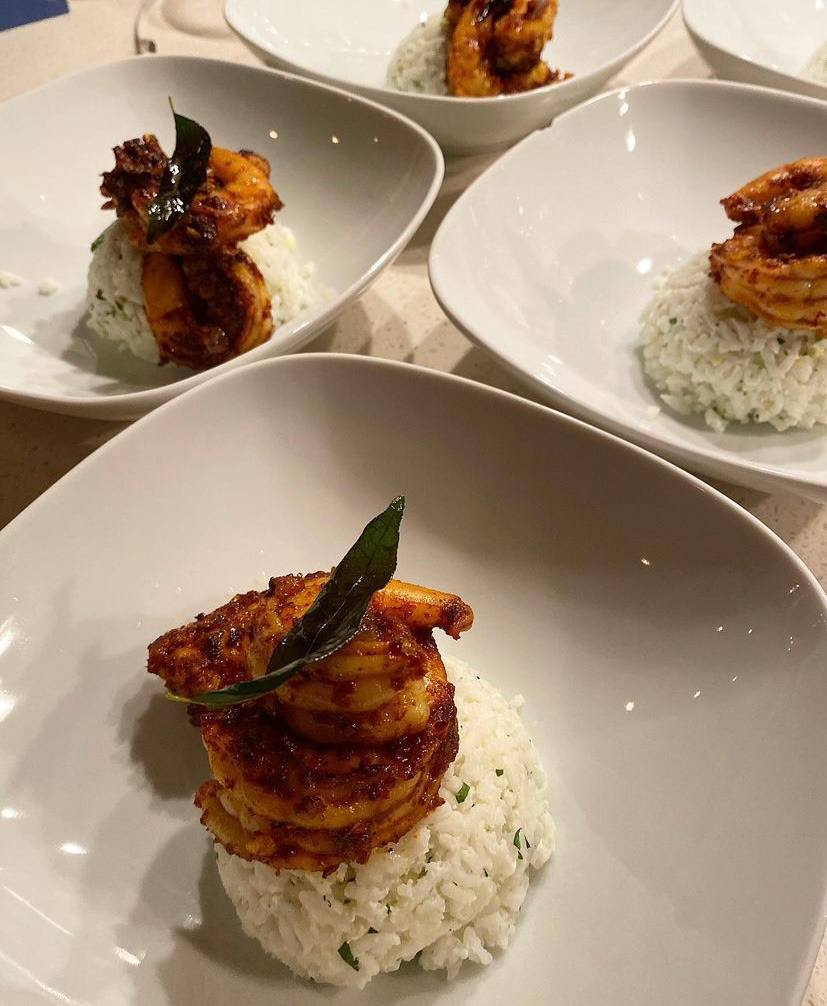 Stephane: Shrimp Roast & Curd Rice