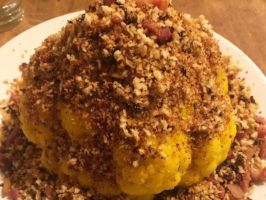 Stephane: Cauliflower with Bread Crumbs