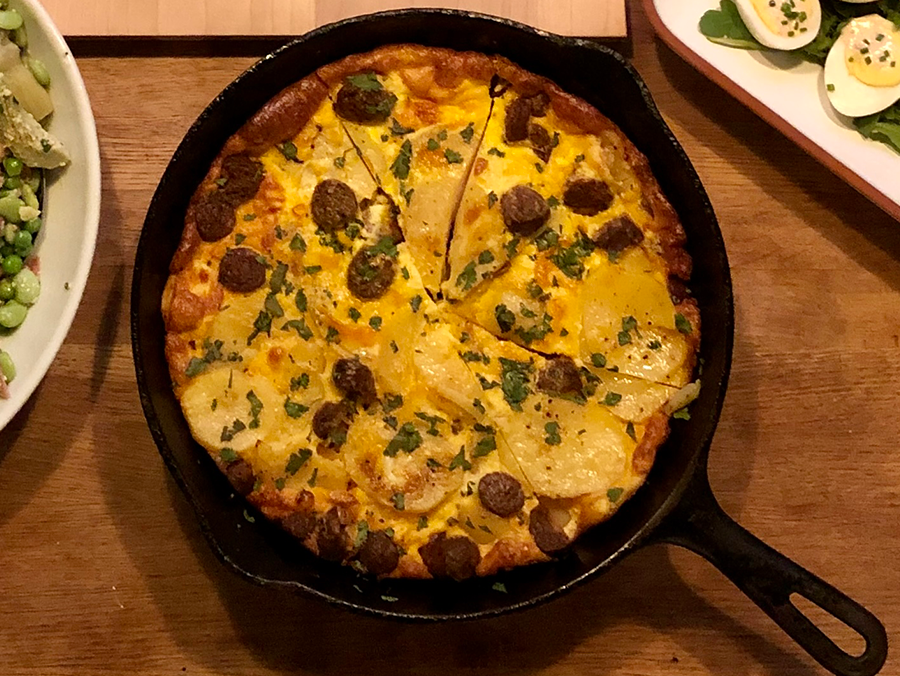 Stephane: Chorizo & Potato Frittata