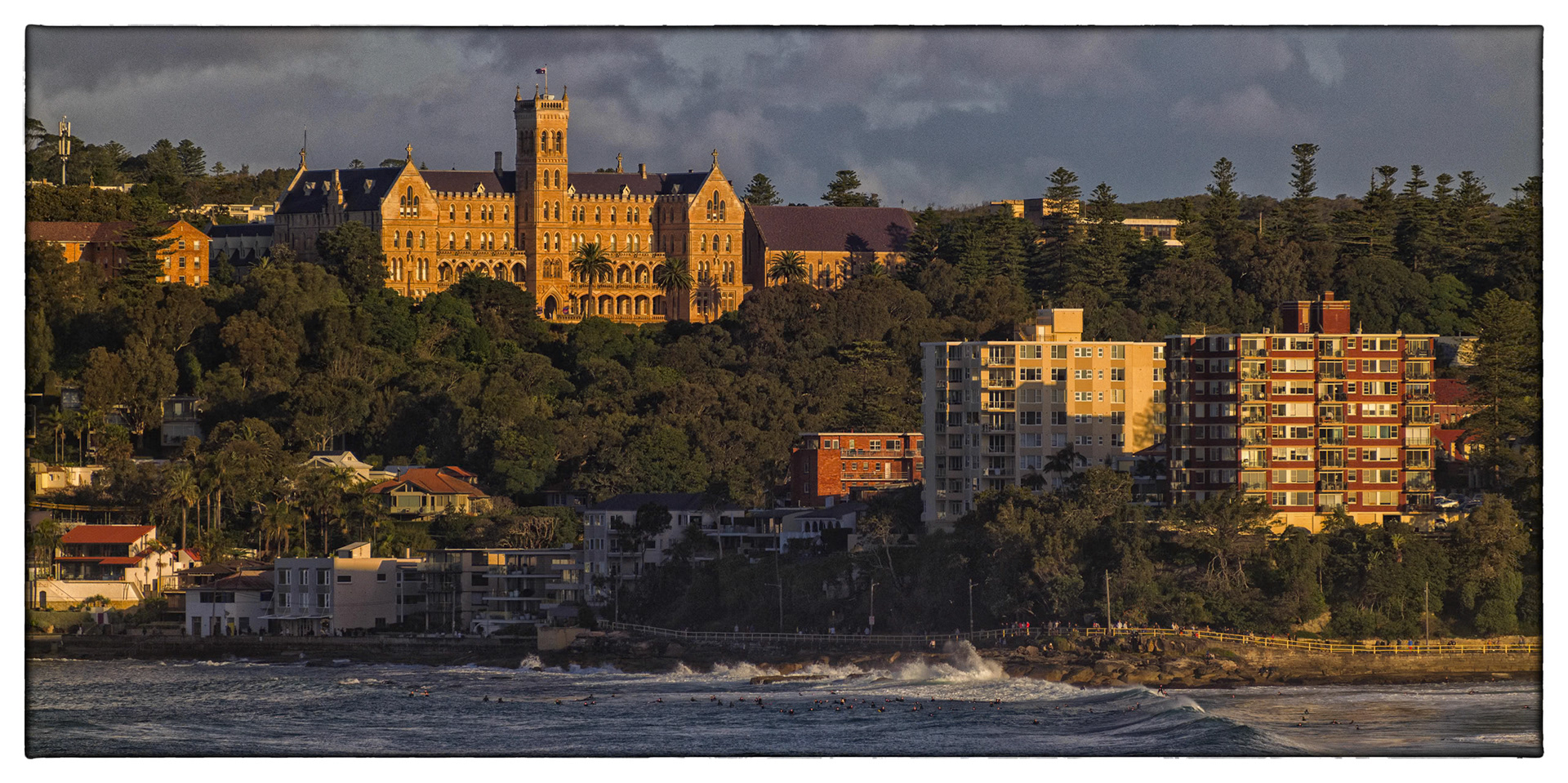 Saint Patrick College in Manly, Australia was transformed into the Jay Gatsby's Long Island Mansion in the 2013 film.