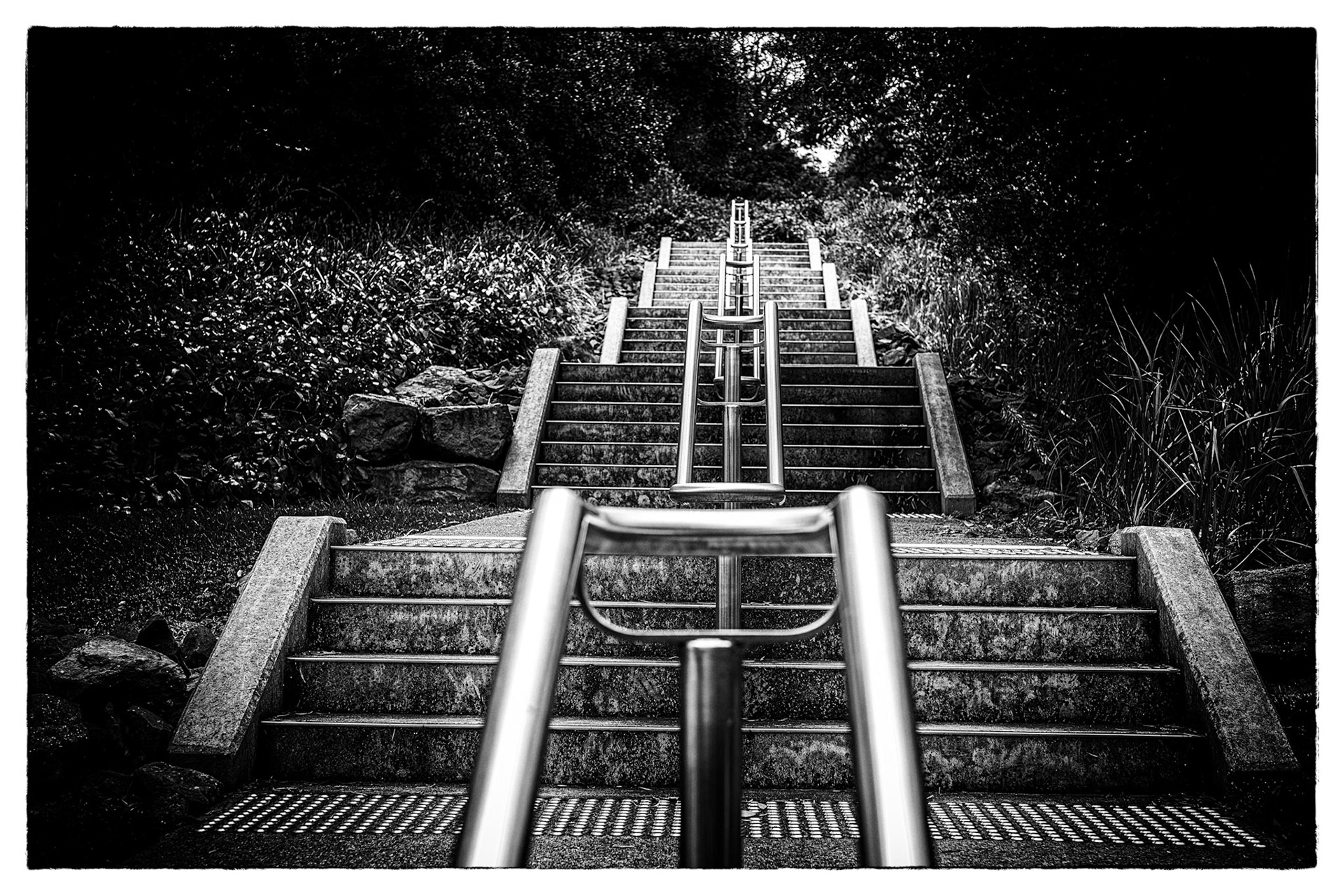 Strolling the cities and looking for some way to express the paths that we can easily just take for granted as we climb our way to the next destination.