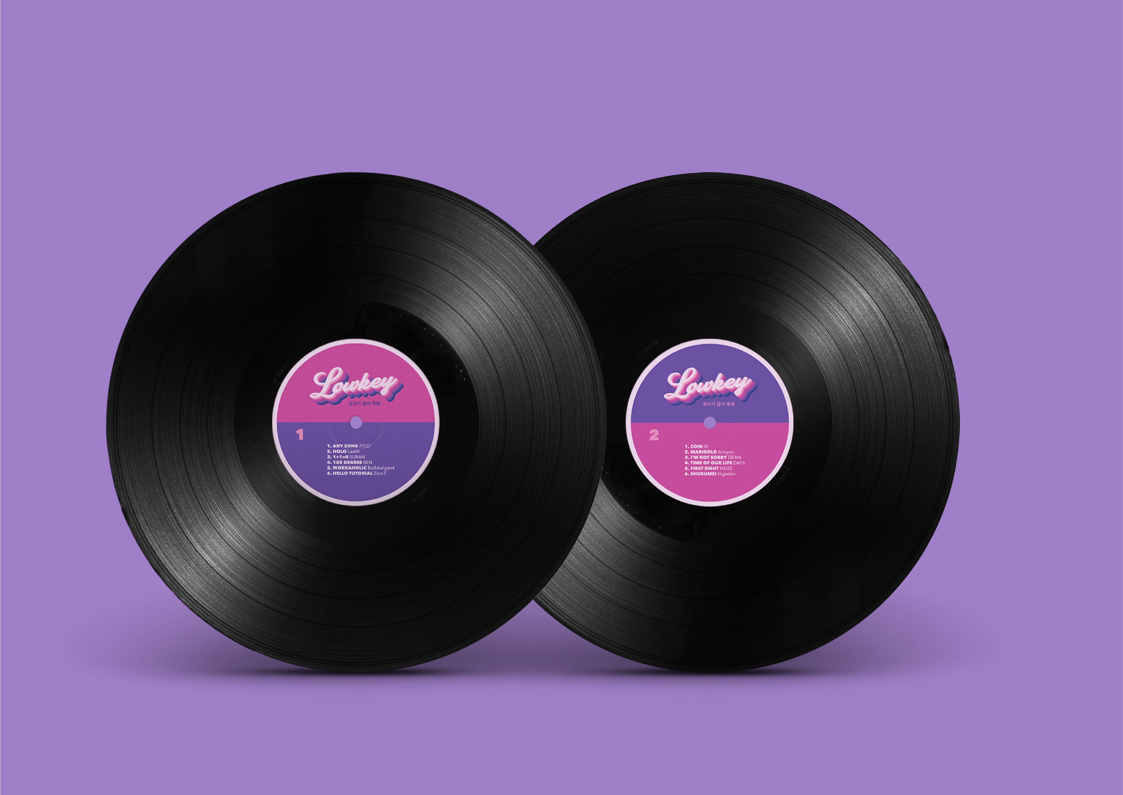 Record Labels Mockup