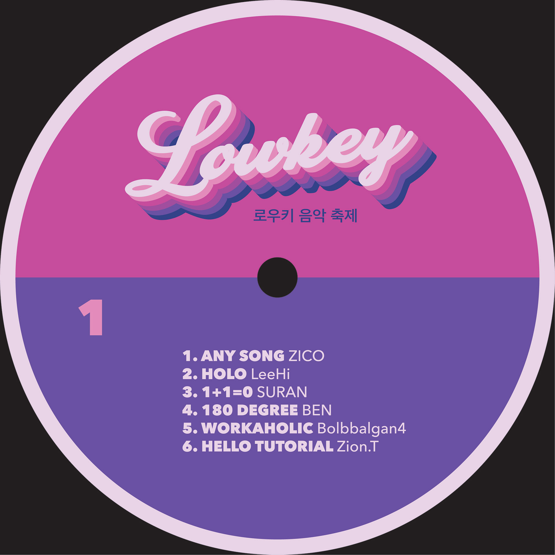 Vinyl Label Side 1