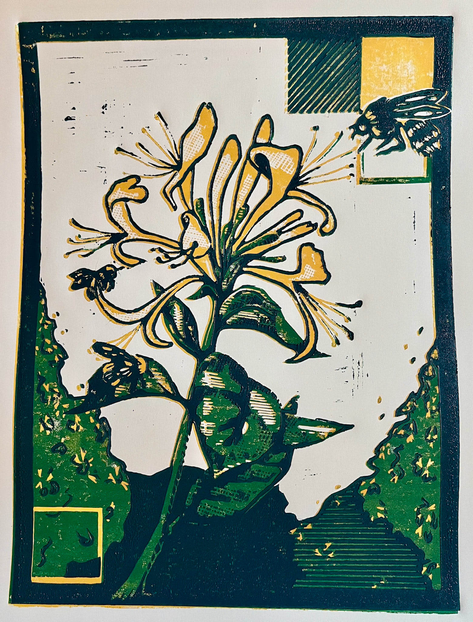 "Loving Repeating", 18" x 24", Reduction print on paper