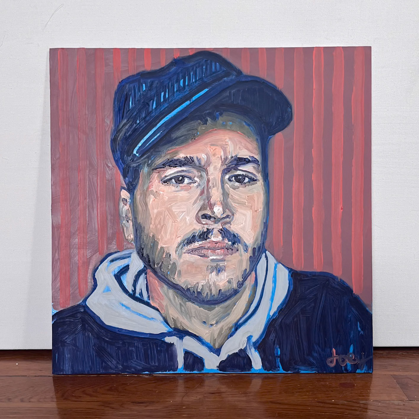 “February 2024”, Oil on panel, 12 x 12 inches, February 2024