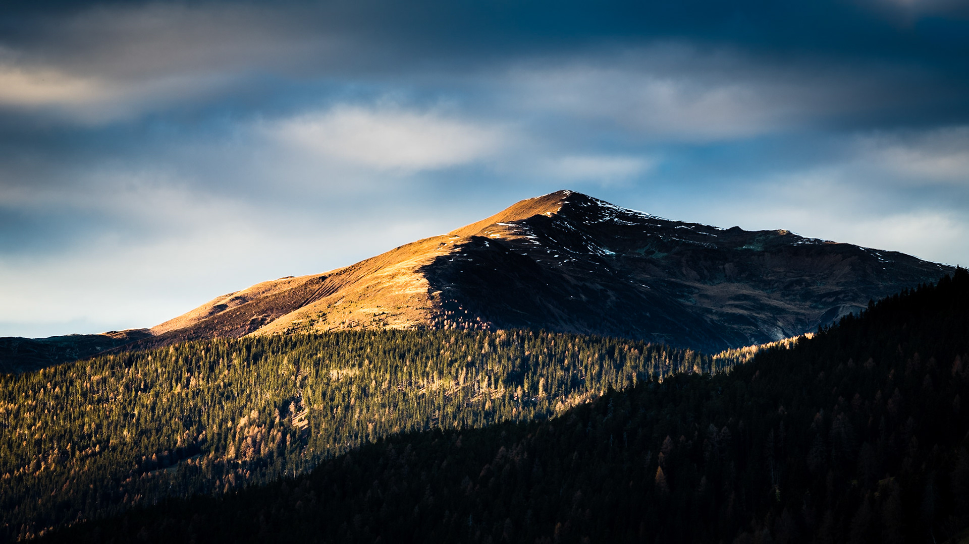 Mountain And Golden Hour
