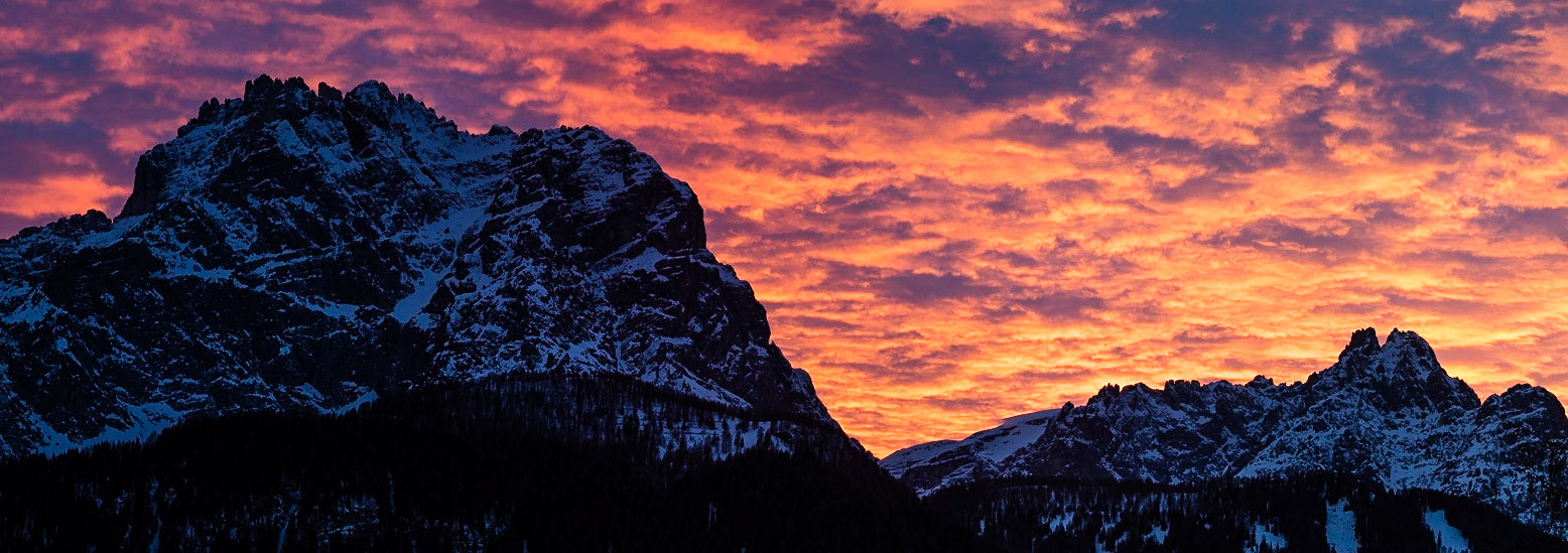 Panorama Of Pink Sky