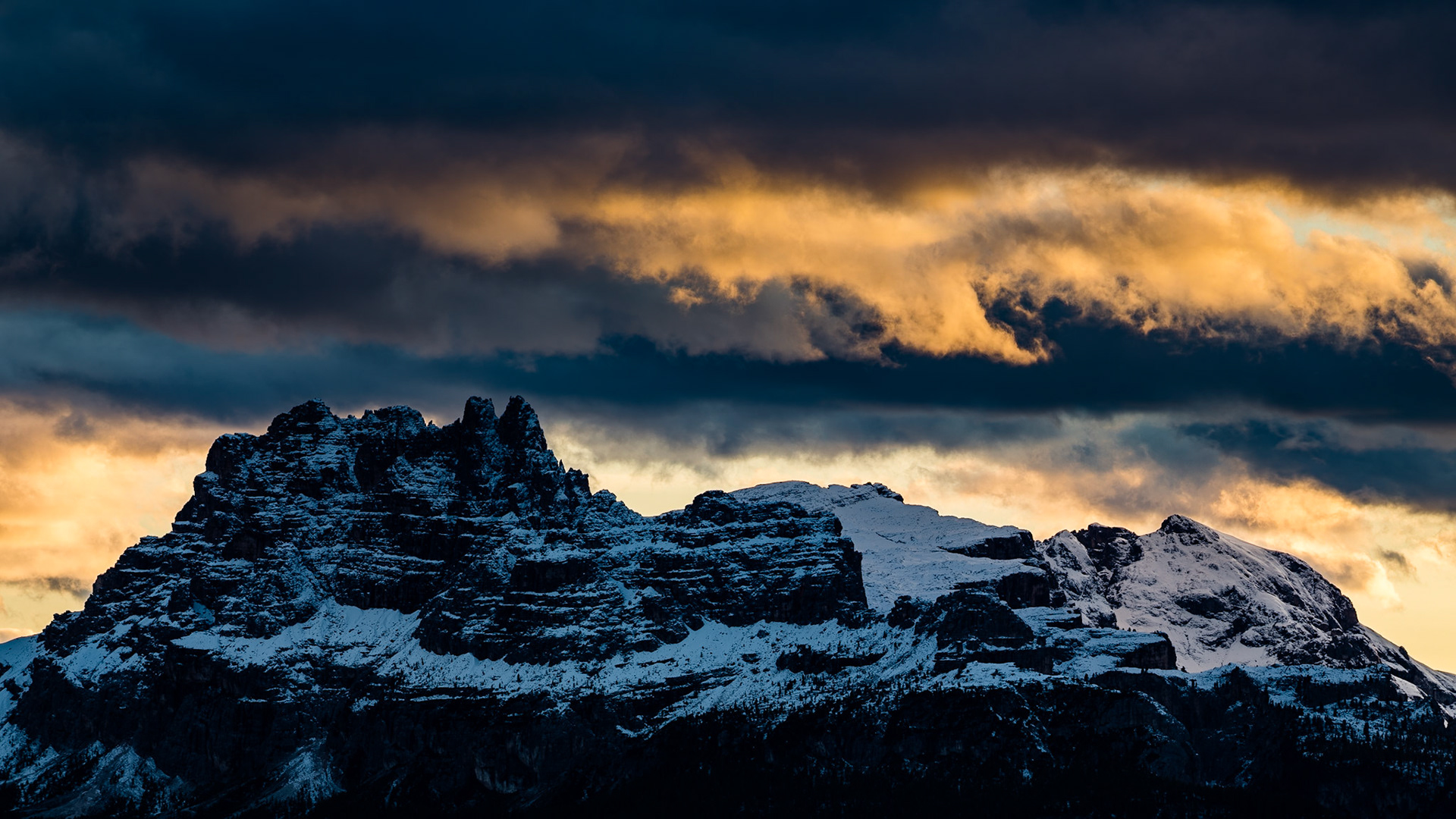 Cloud Illuminated By Setting Sun