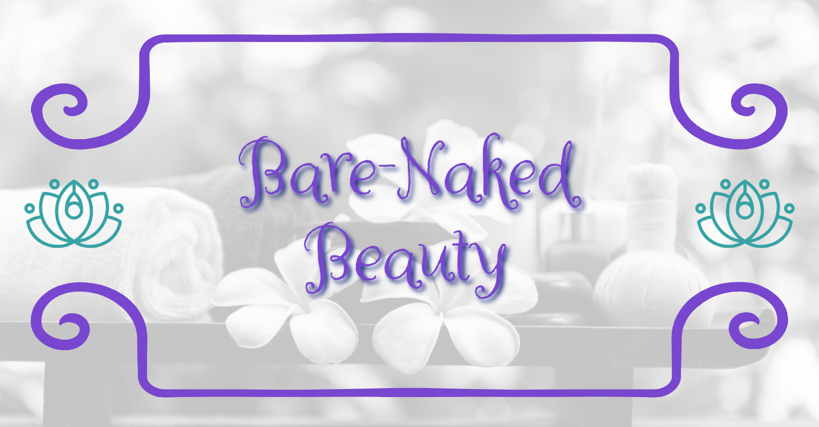Blog Header Design: Bare-Naked Beauty Manual- V1