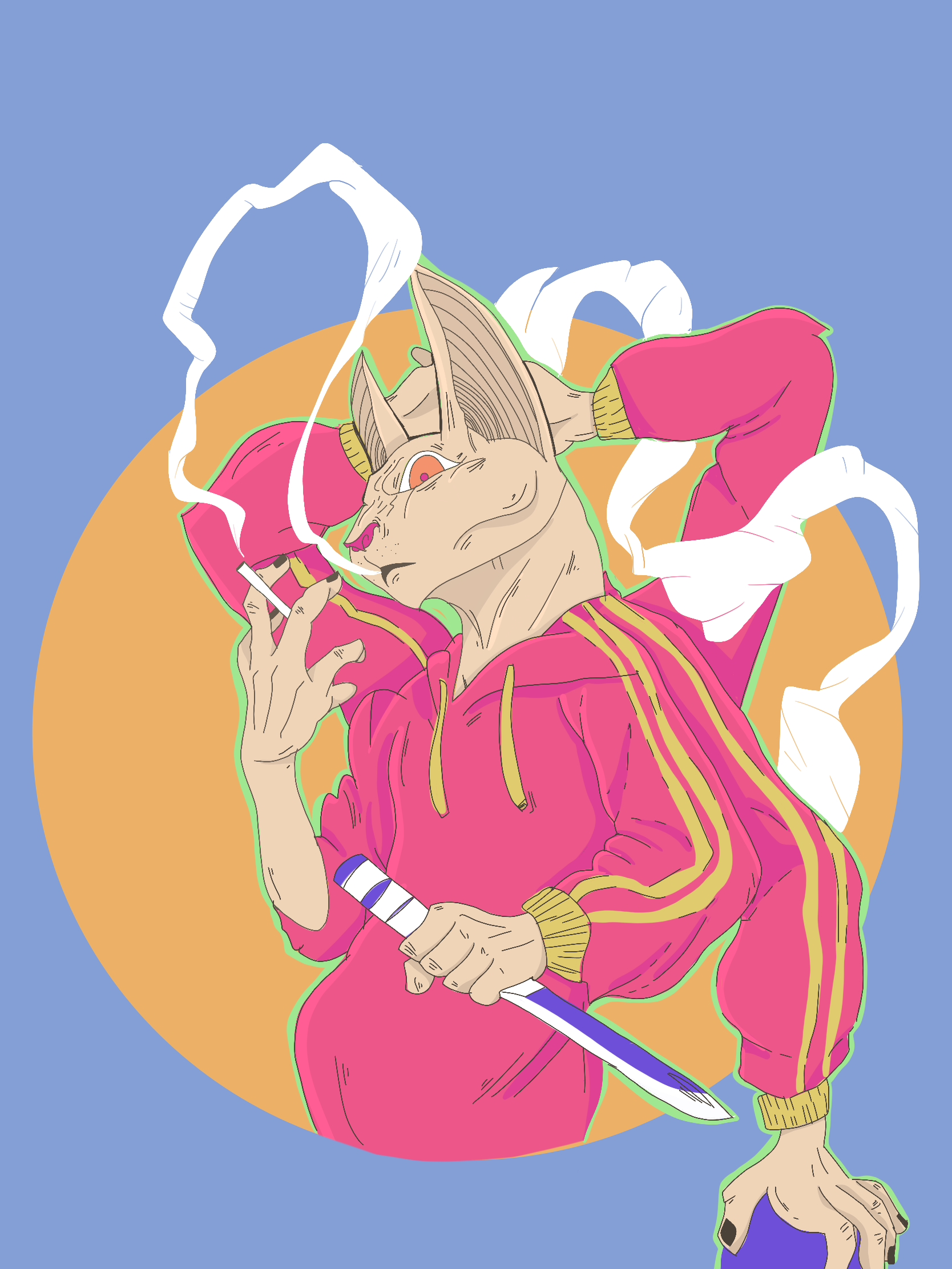 Illustration sphinx / graphiste illustratrice freelance montréal